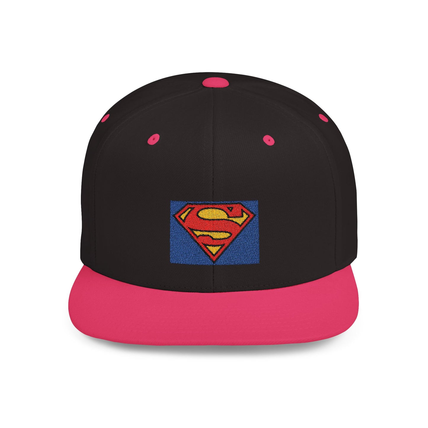 Superman Blue Flat Bill Snapback – Lightweight, Custom Fit, Premium Quality