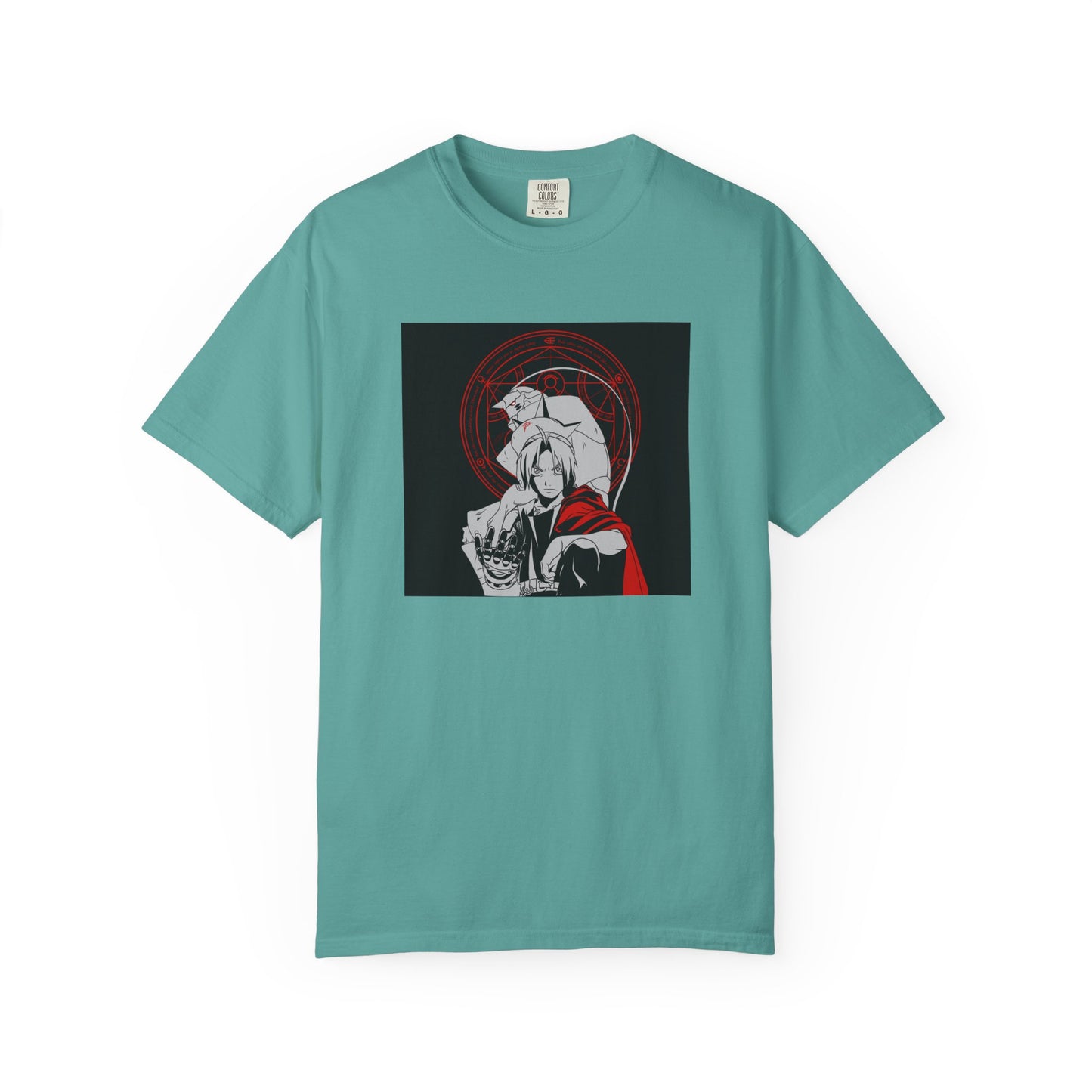 Fullmetal Alchemist Black Background Garment-Dyed T-Shirt – Premium Cotton Tee