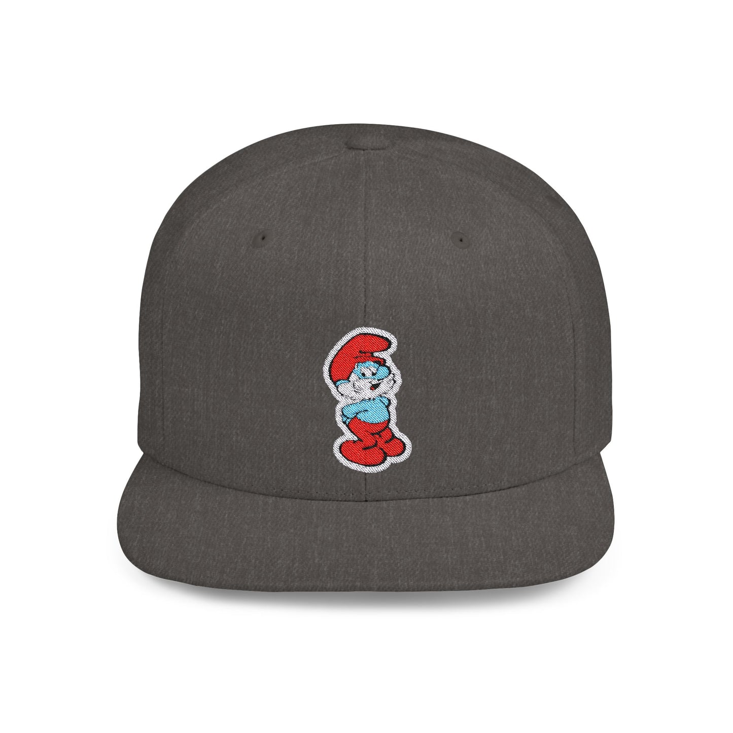 Papa Smurf Flat Bill Snapback – Lightweight, Custom Fit, Premium Quality