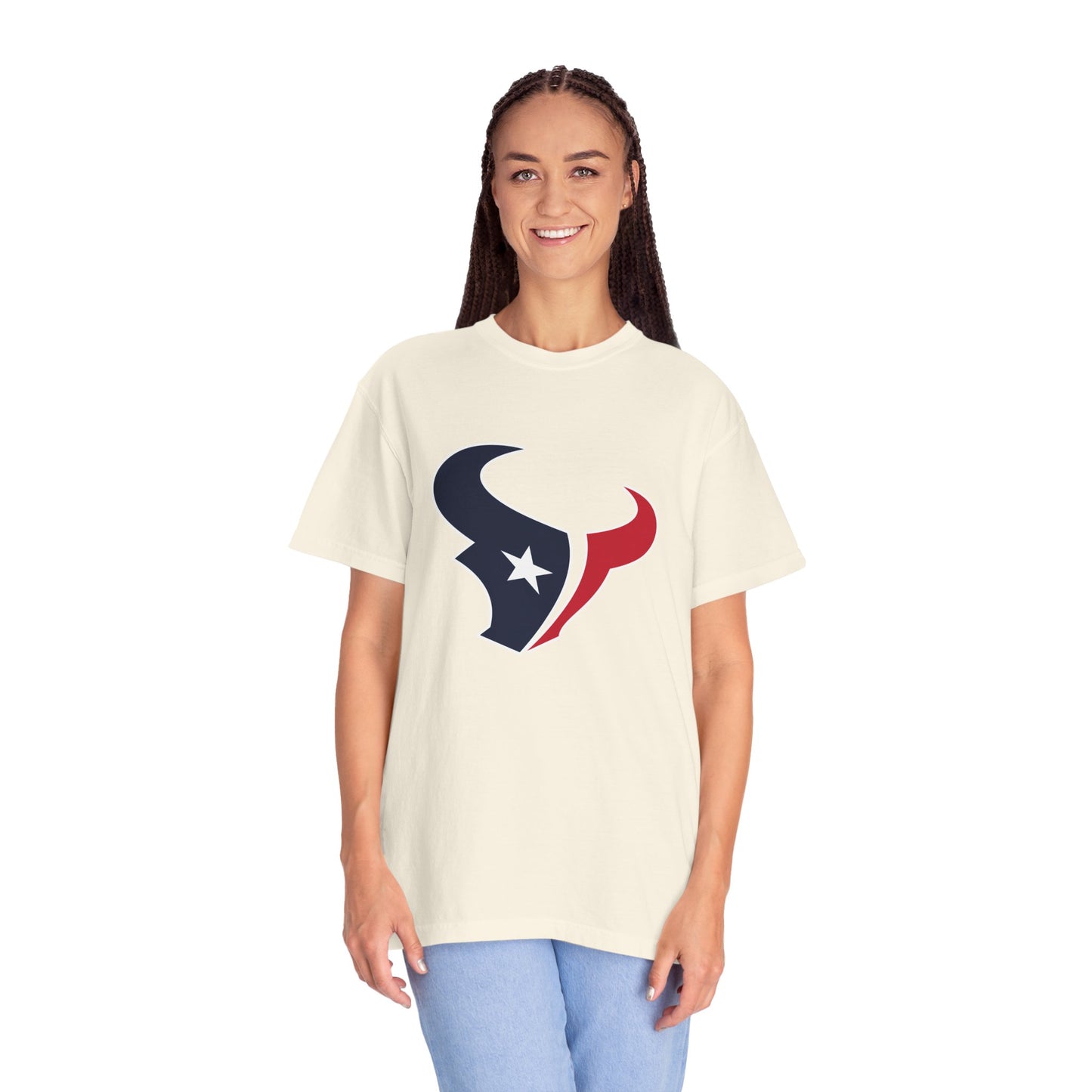 Houston Texans Gear Garment-Dyed T-Shirt – Premium Cotton Tee for Customization