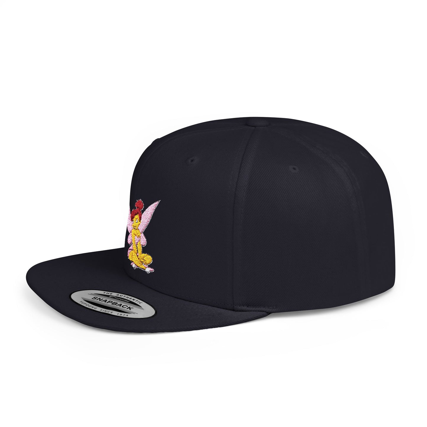 Tinker Bell Disney Magic Flat Bill Snapback – Lightweight, Custom Fit, Premium Quality