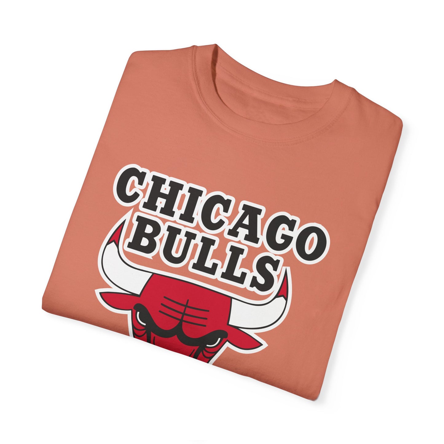 Chicago Bulls NBA Garment-Dyed T-Shirt – Premium Cotton Tee for Customization