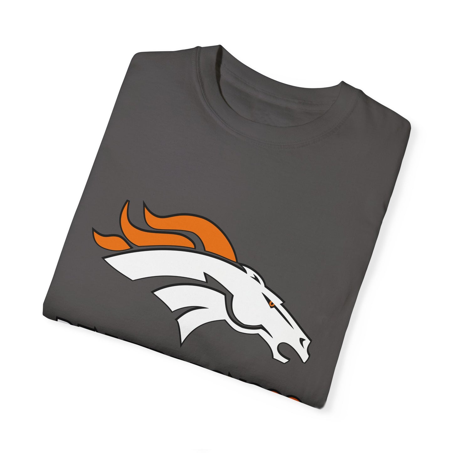 Denver Broncos Gear Garment-Dyed T-Shirt – Premium Cotton Tee for Customization