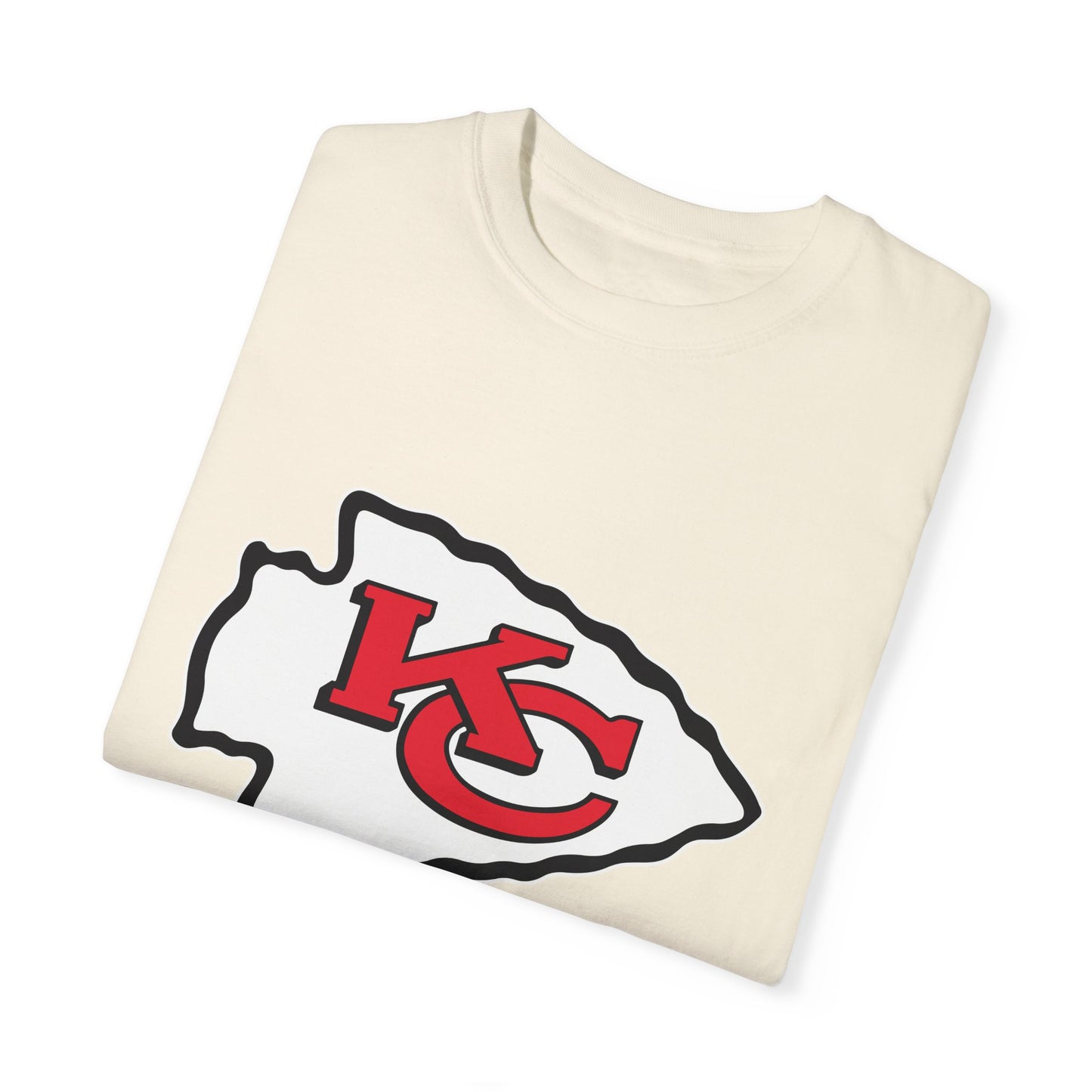 Kansas City Chiefs Collectibles Garment-Dyed T-Shirt – Premium Cotton Tee for Customization