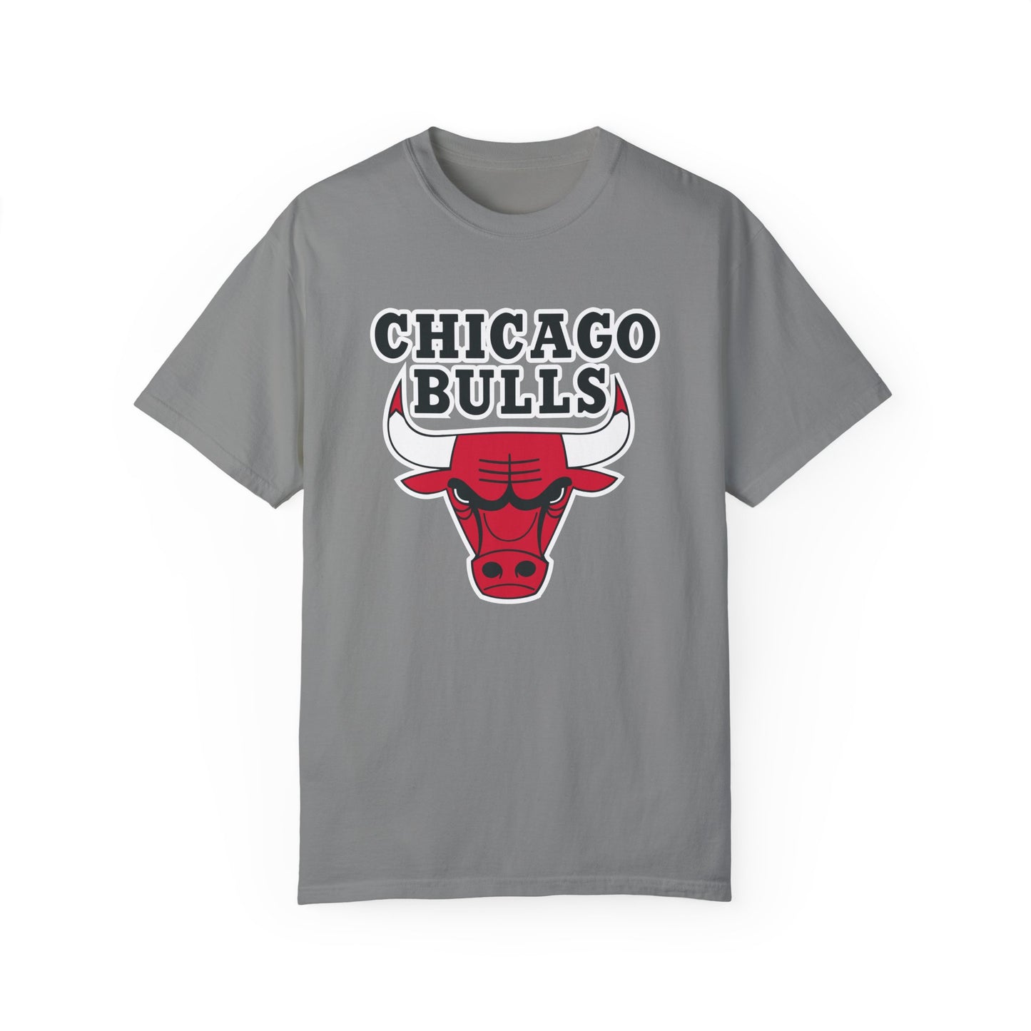 Chicago Bulls NBA Garment-Dyed T-Shirt – Premium Cotton Tee for Customization