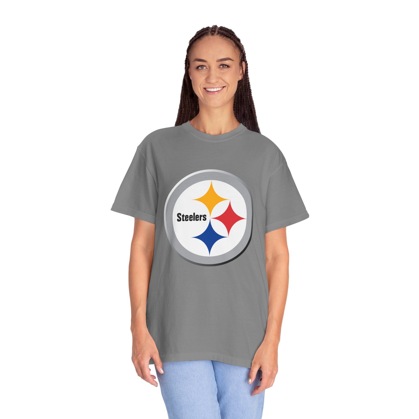 Pittsburgh Steelers Gear Garment-Dyed T-Shirt – Premium Cotton Tee for Customization