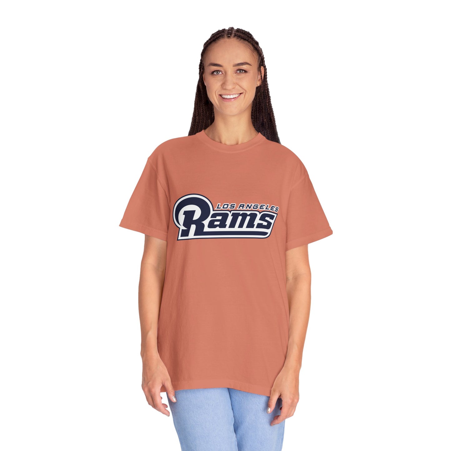 Los Angeles Rams Gear Garment-Dyed T-Shirt – Premium Cotton Tee for Customization