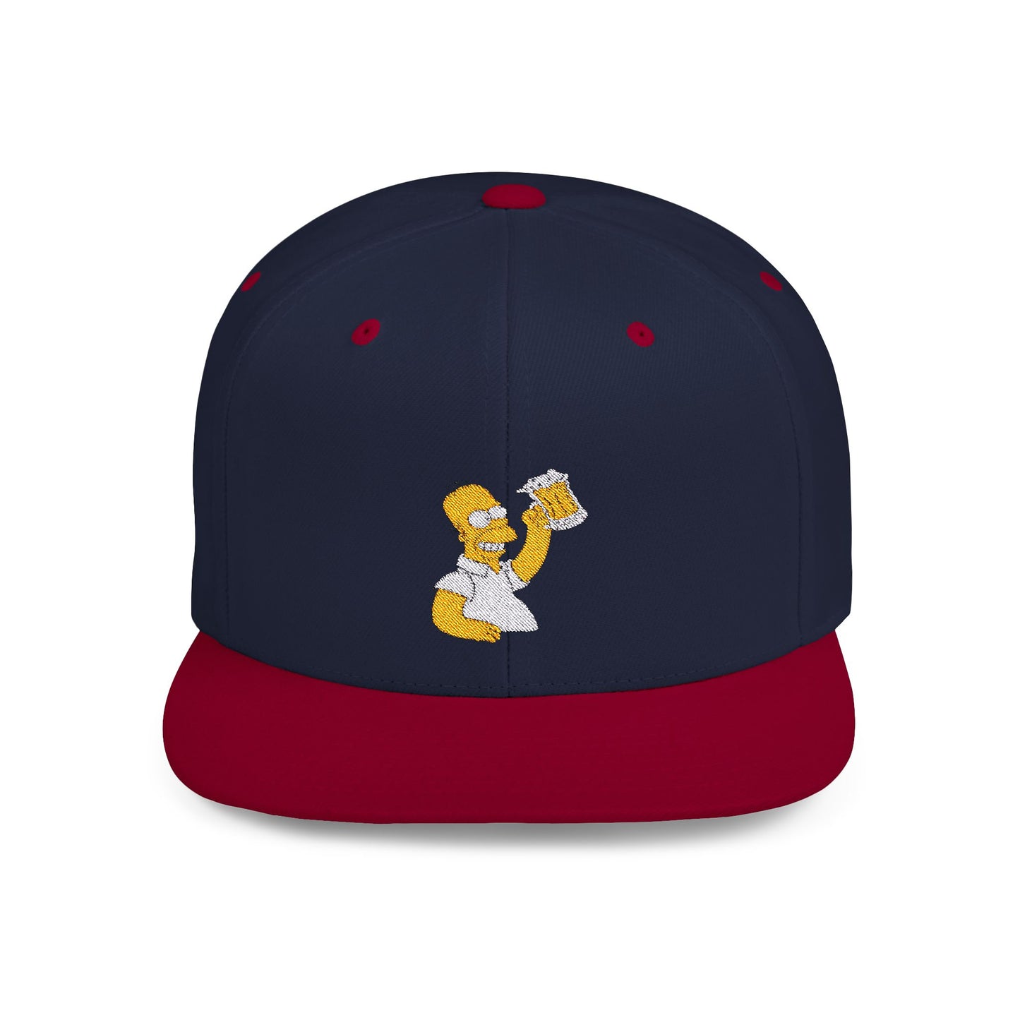 Homer Simpson Beer Flat Bill Snapback – Lightweight, Custom Fit, Premium Quality