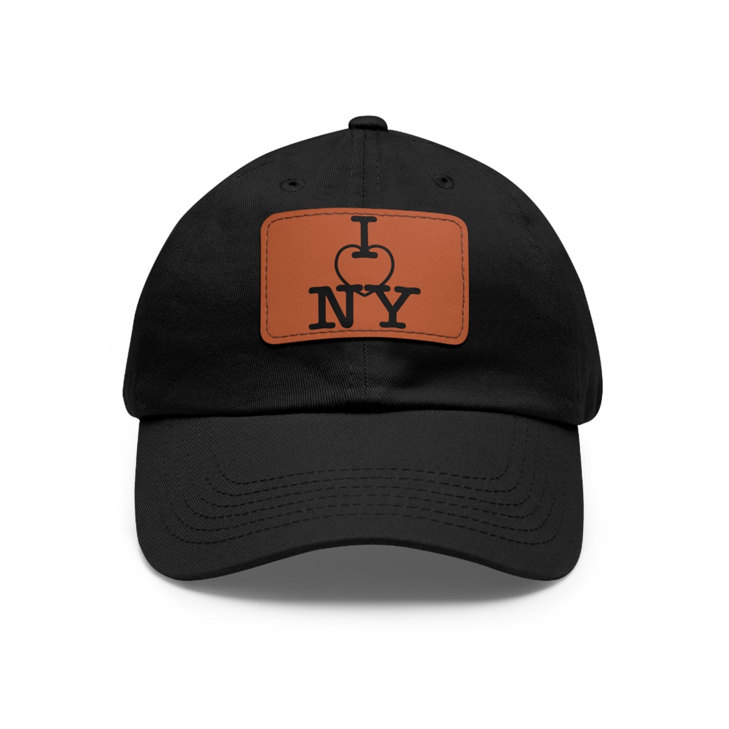 Dad Leather Patch Hat I Love NY  – Timeless Style, Perfect Fit