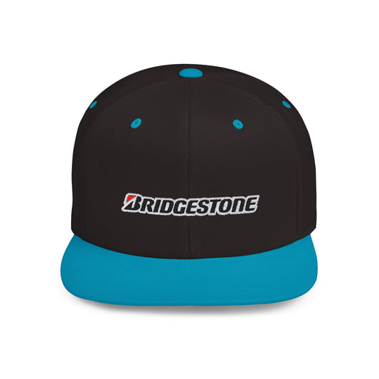 Bridgestone Flat Bill Snapback – Lightweight, Custom Fit, Premium Quality