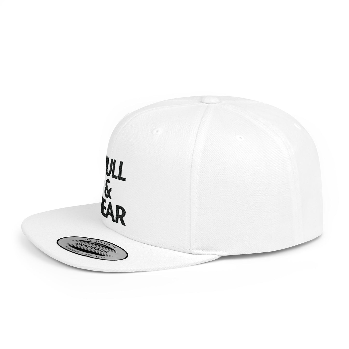 Pull & Bear Flat Bill Snapback – Lightweight, Custom Fit, Premium Quality