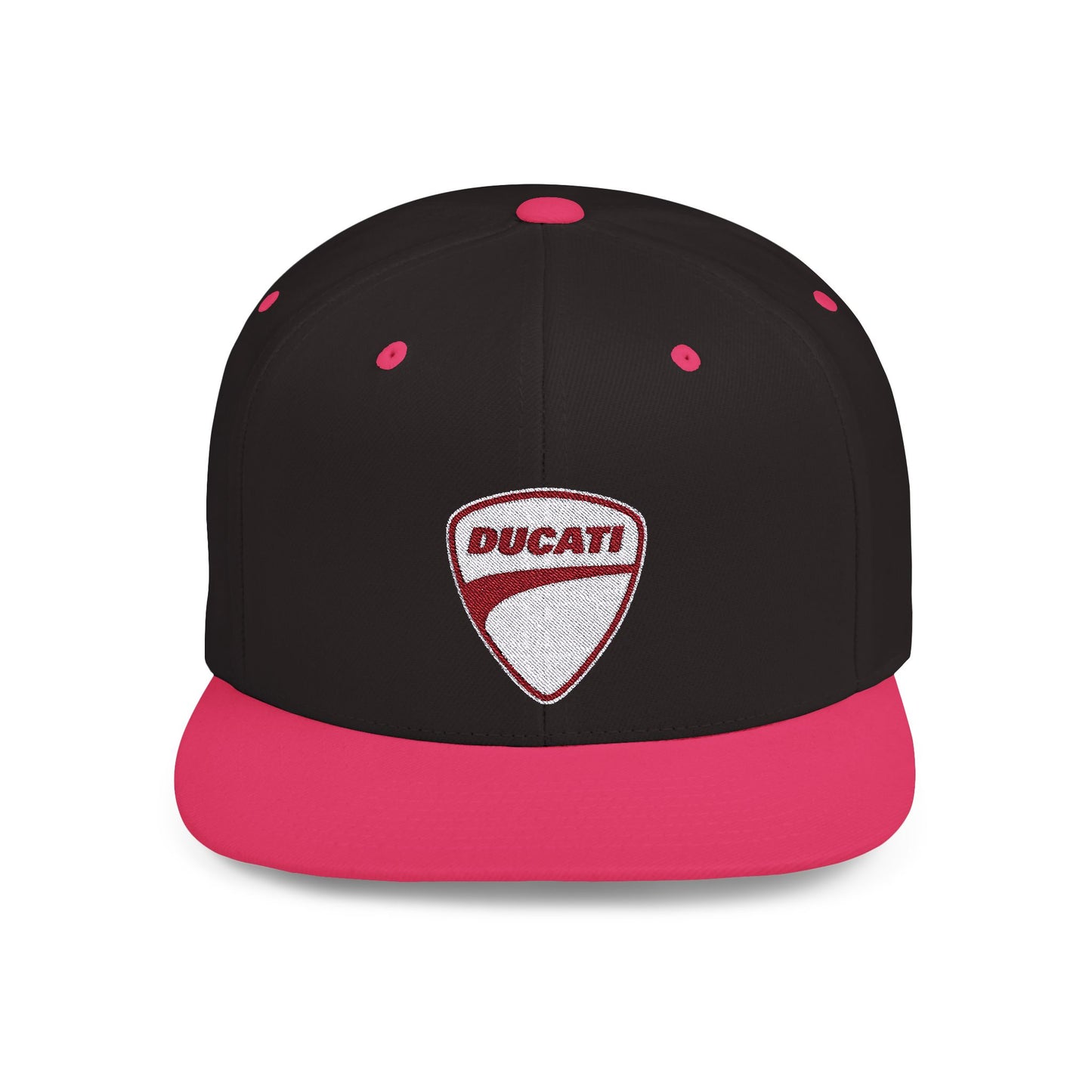 Ducati Flat Bill Snapback – Lightweight, Custom Fit, Premium Quality