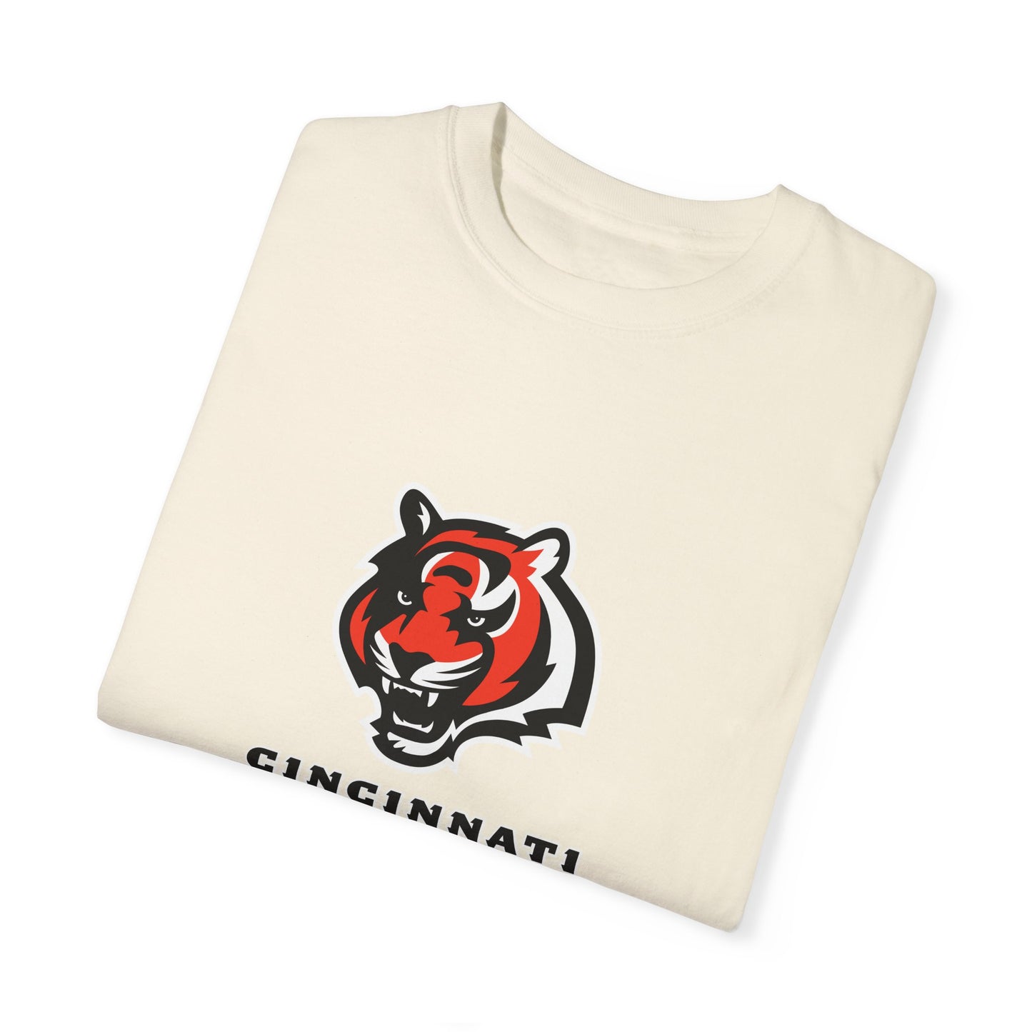 Cincinnati Bengals Gear Garment-Dyed T-Shirt – Premium Cotton Tee for Customization