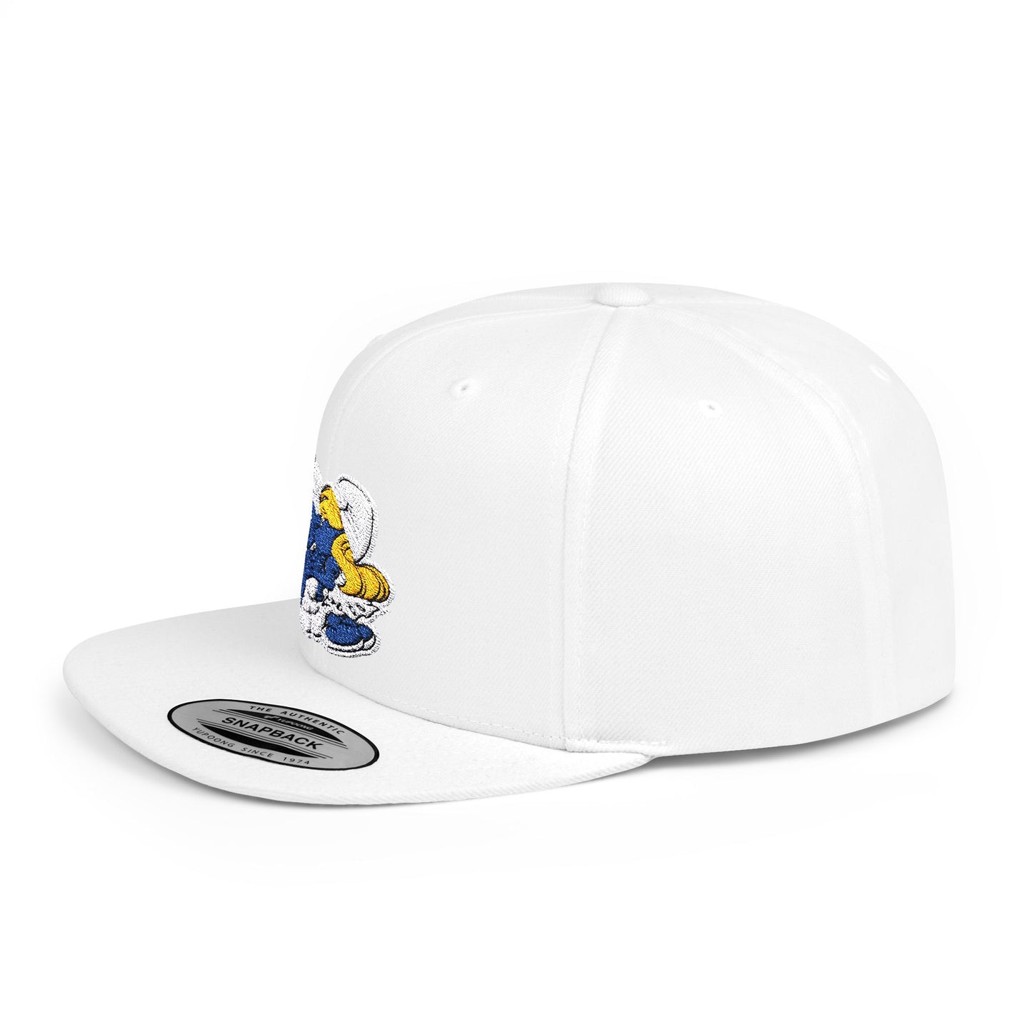 The Smurf Love Flat Bill Snapback – Lightweight, Custom Fit, Premium Quality