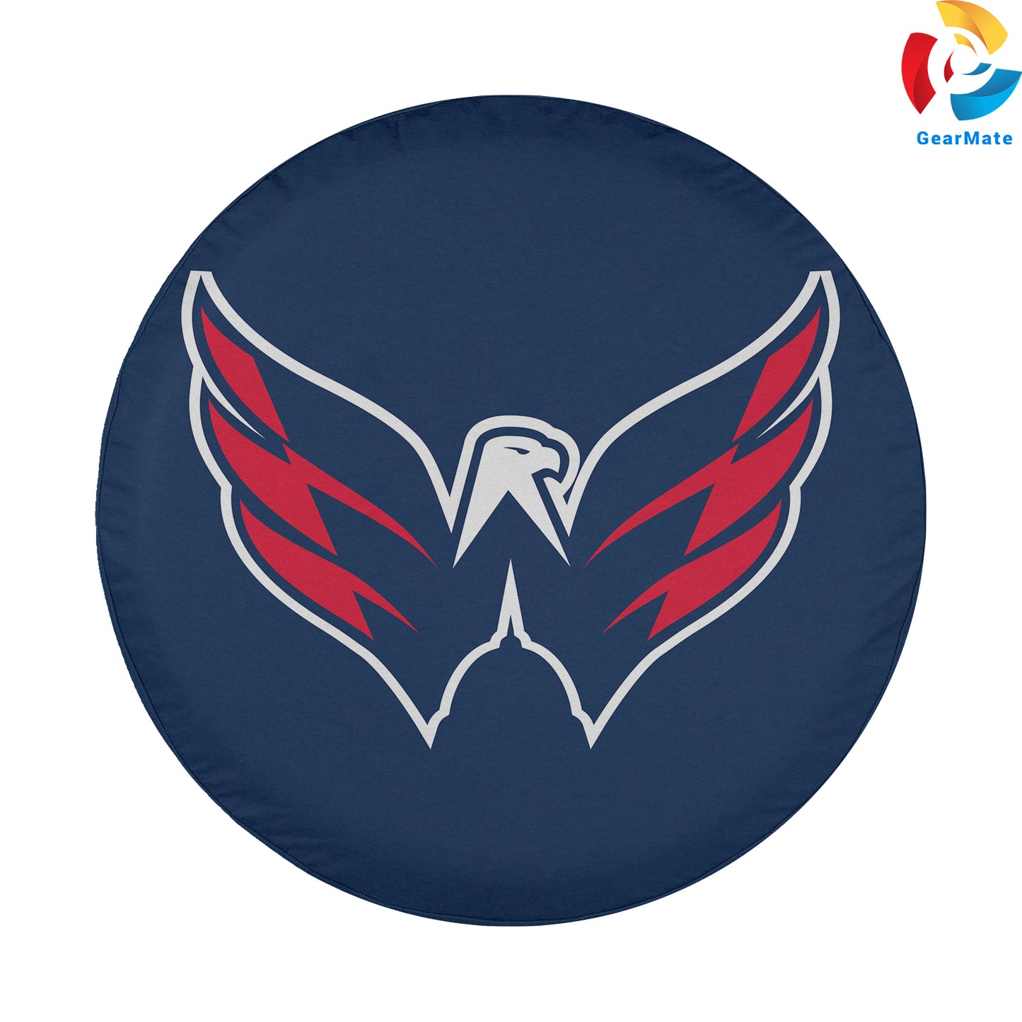 Washington Capitals Hookey Season Spare Tire Cover – Premium Waterproof UV-Resistant Protector