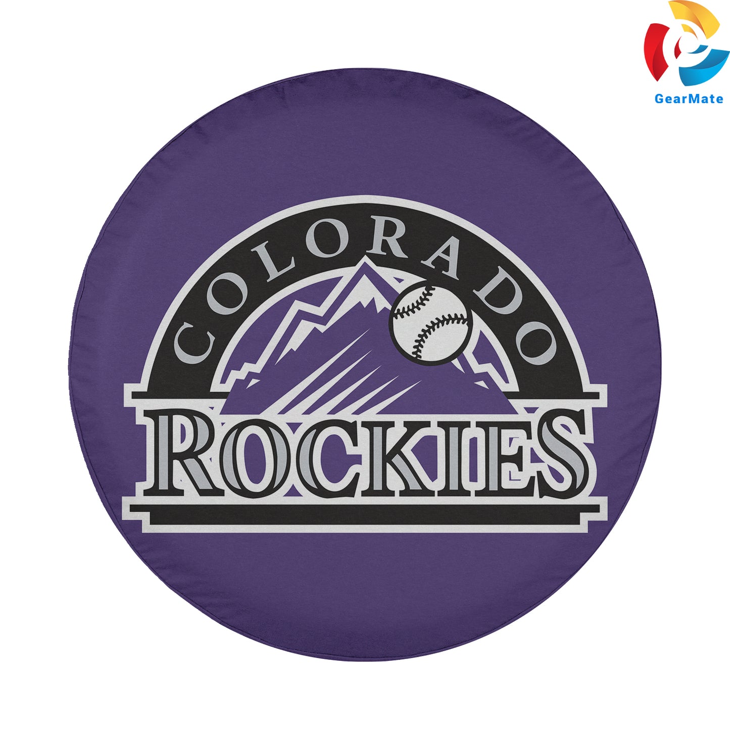 Colorado Rockies Spare Tire Cover – Premium Waterproof UV-Resistant Protector