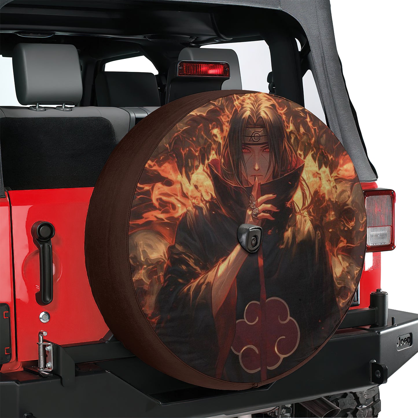 Itachi Uchiha Spare Tire Cover – Premium Waterproof UV Resistant Protector