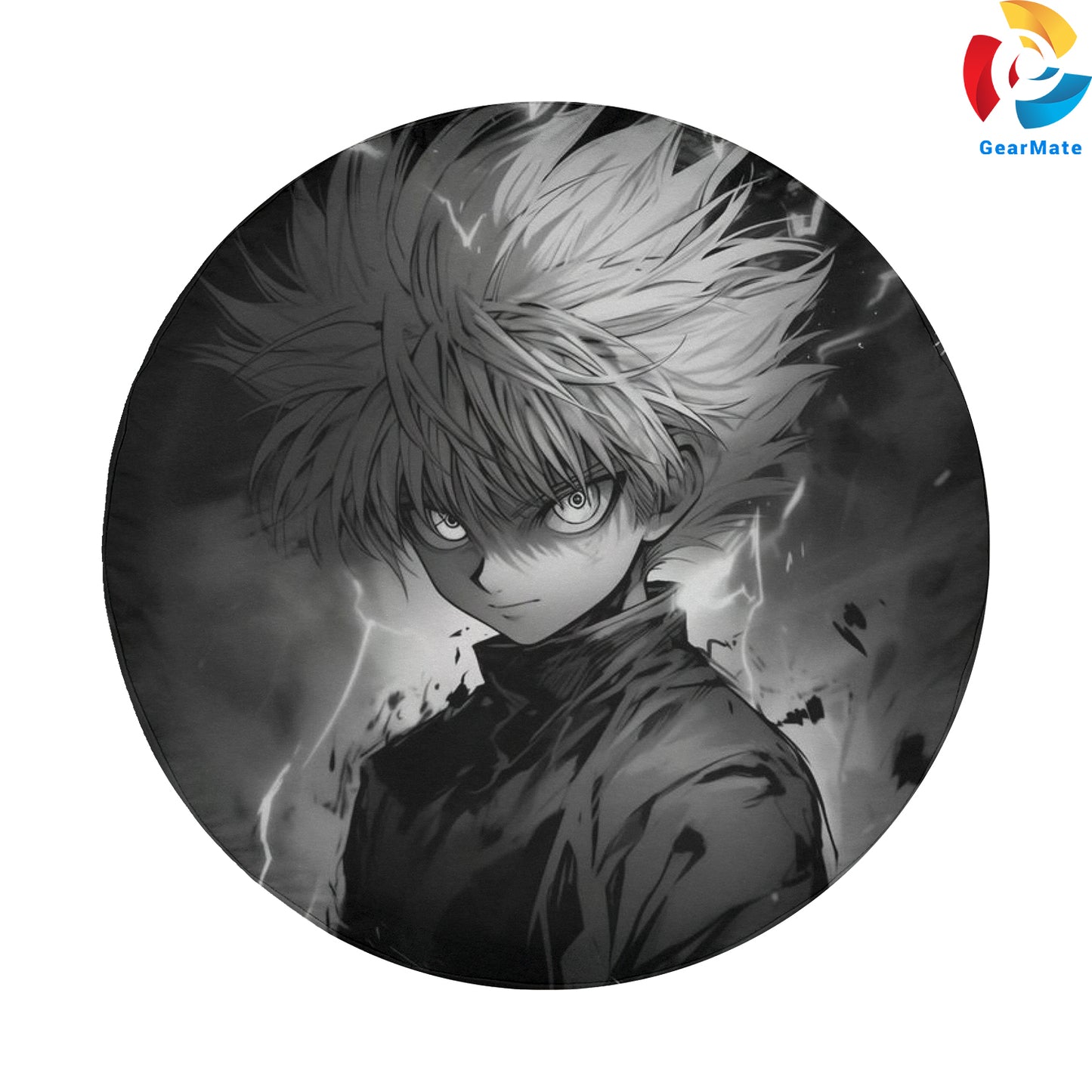 Hunter x Hunter Killua Zoldyck Spare Tire Cover – Premium Waterproof UV-Resistant Protector