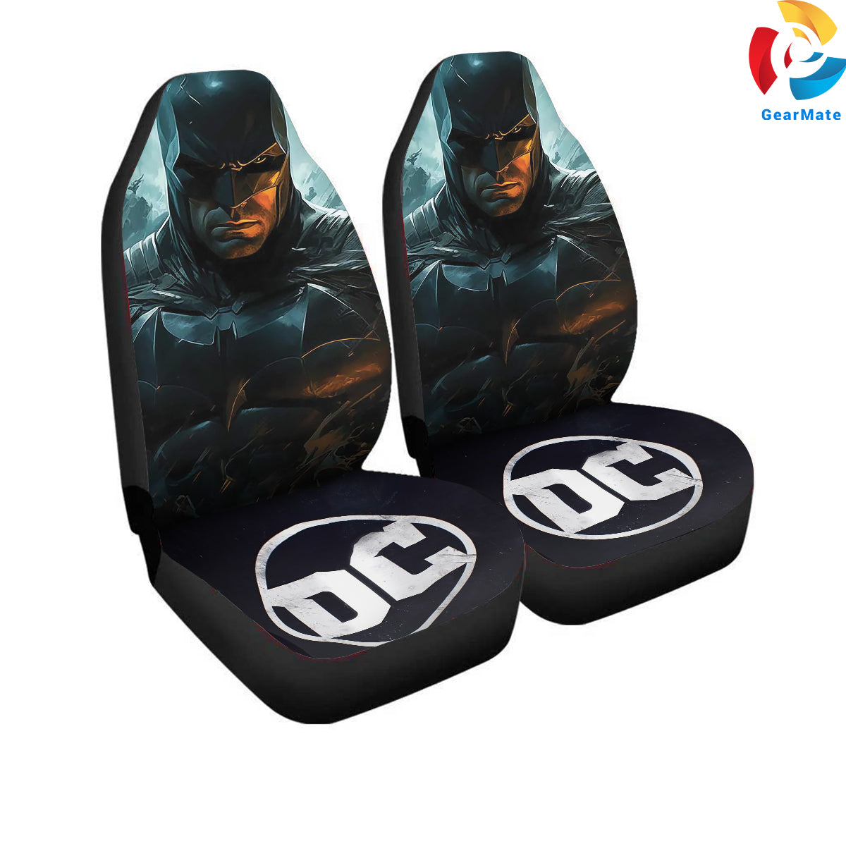 The Batman DC Car Seat Covers – High Quality Graphic and Polar Fleece Protector Set