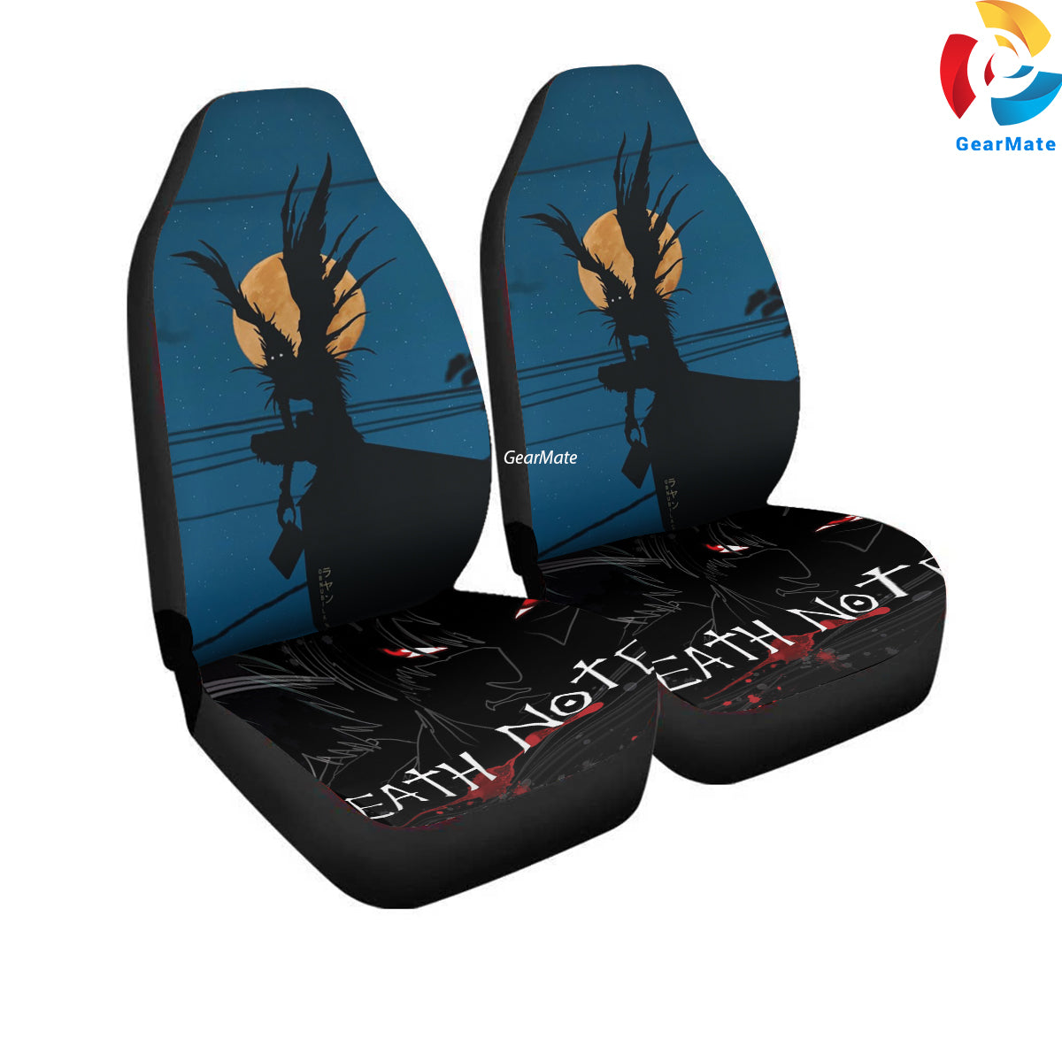 Ryuk Light Death Note Car Seat Covers – High Quality Graphic and Polar Fleece Protector Set