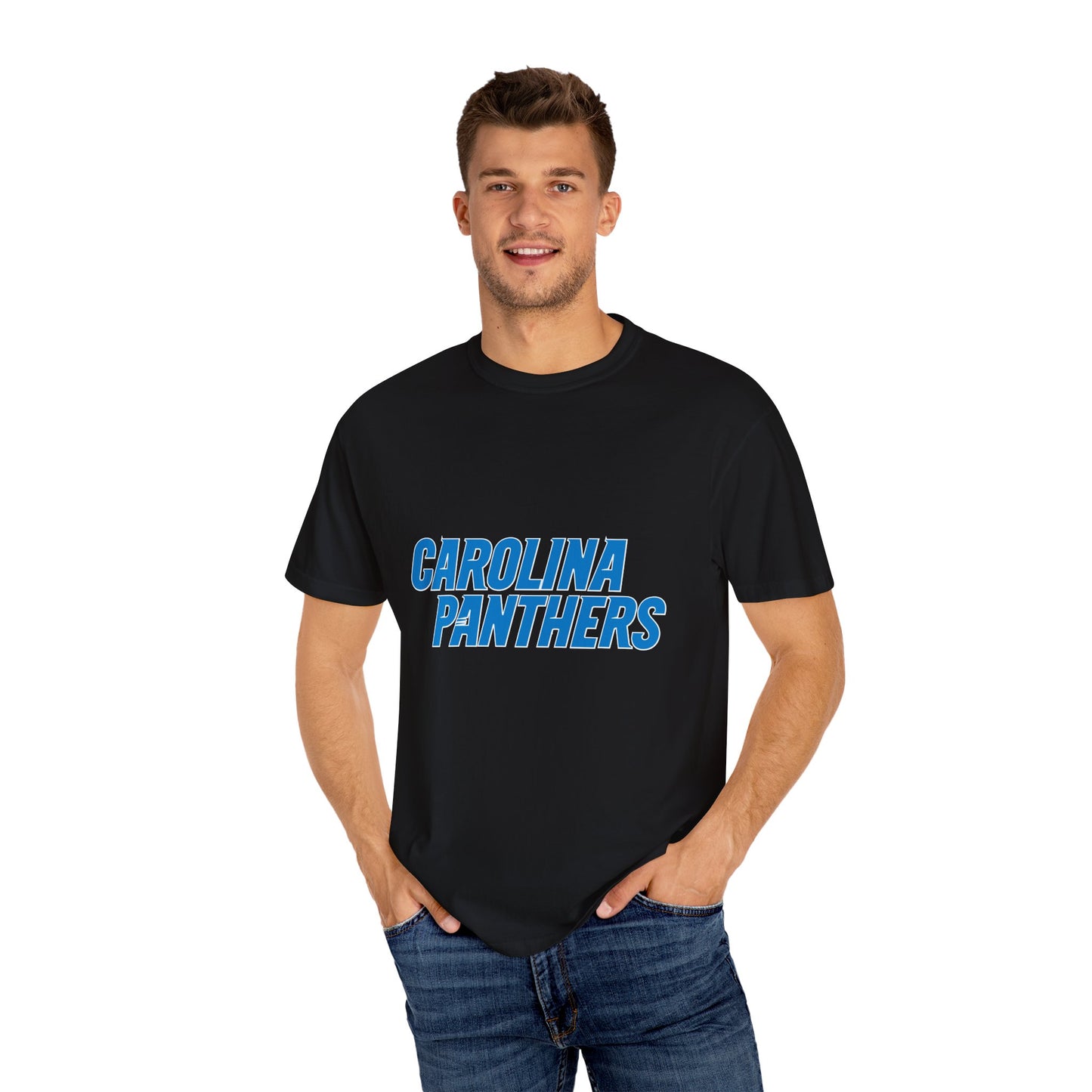 Carolina Panthers Garment-Dyed T-Shirt – Premium Cotton Tee for Customization