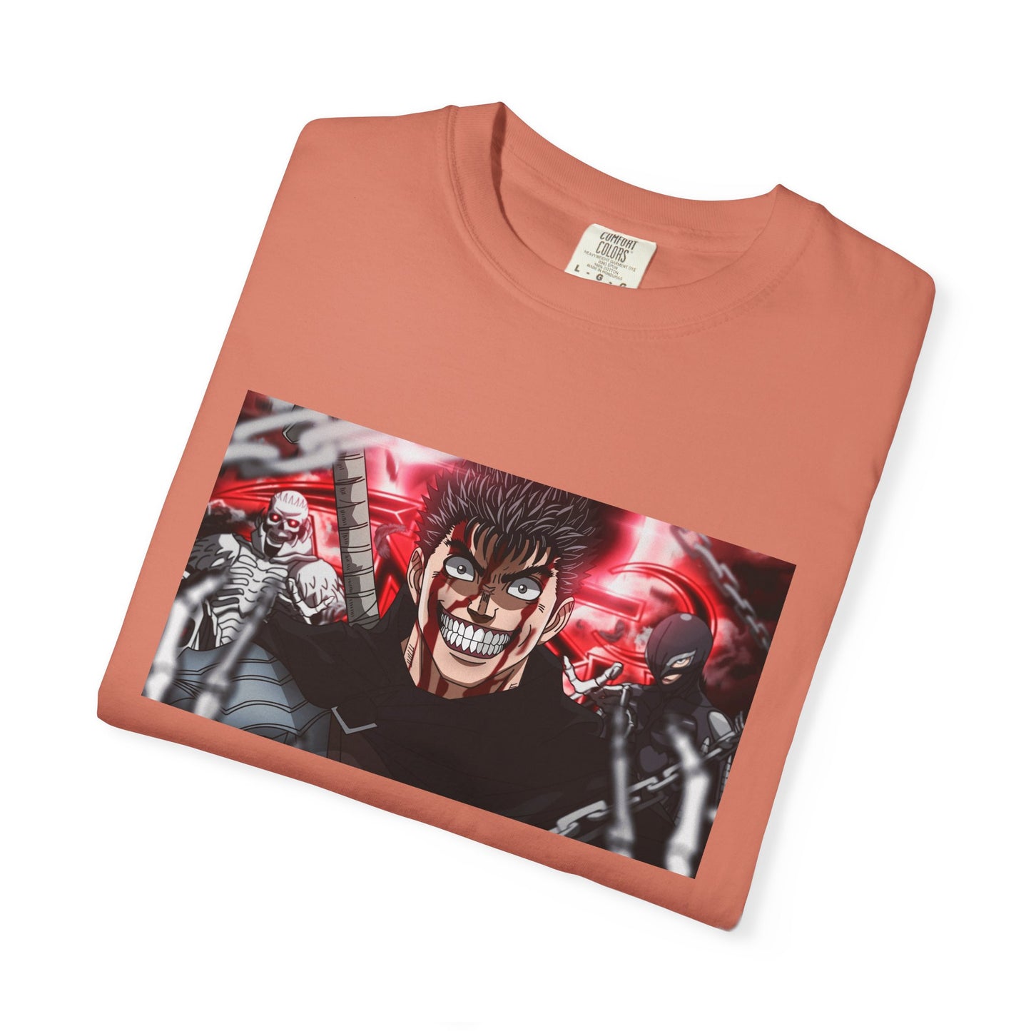 Berserk Fan Art Garment-Dyed T-Shirt – Premium Cotton Tee for Customization