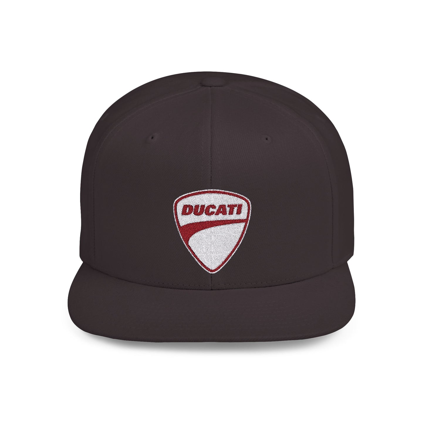 Ducati Flat Bill Snapback – Lightweight, Custom Fit, Premium Quality