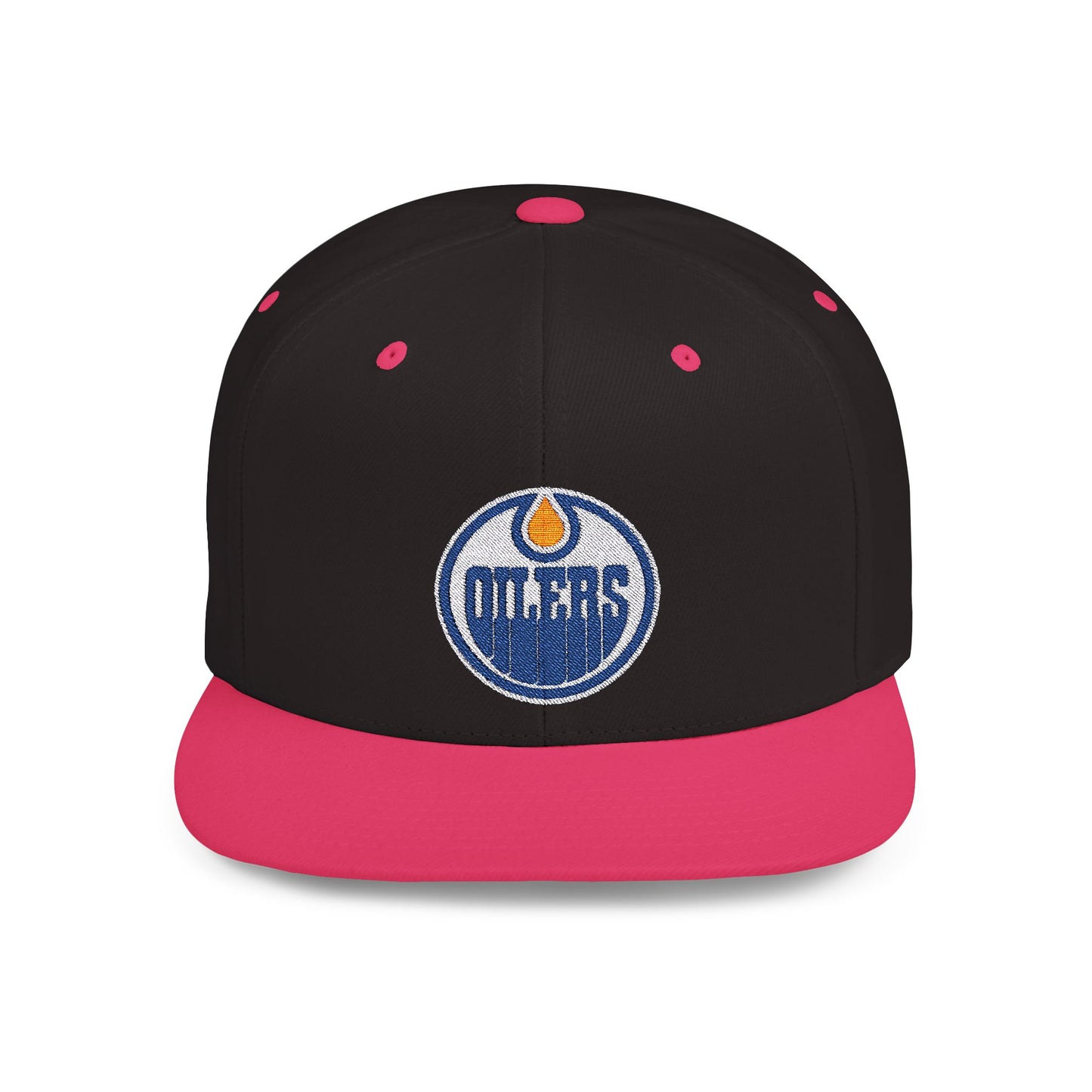 Edmonton Oilers Flat Bill Snapback – Lightweight, Custom Fit, Premium Quality