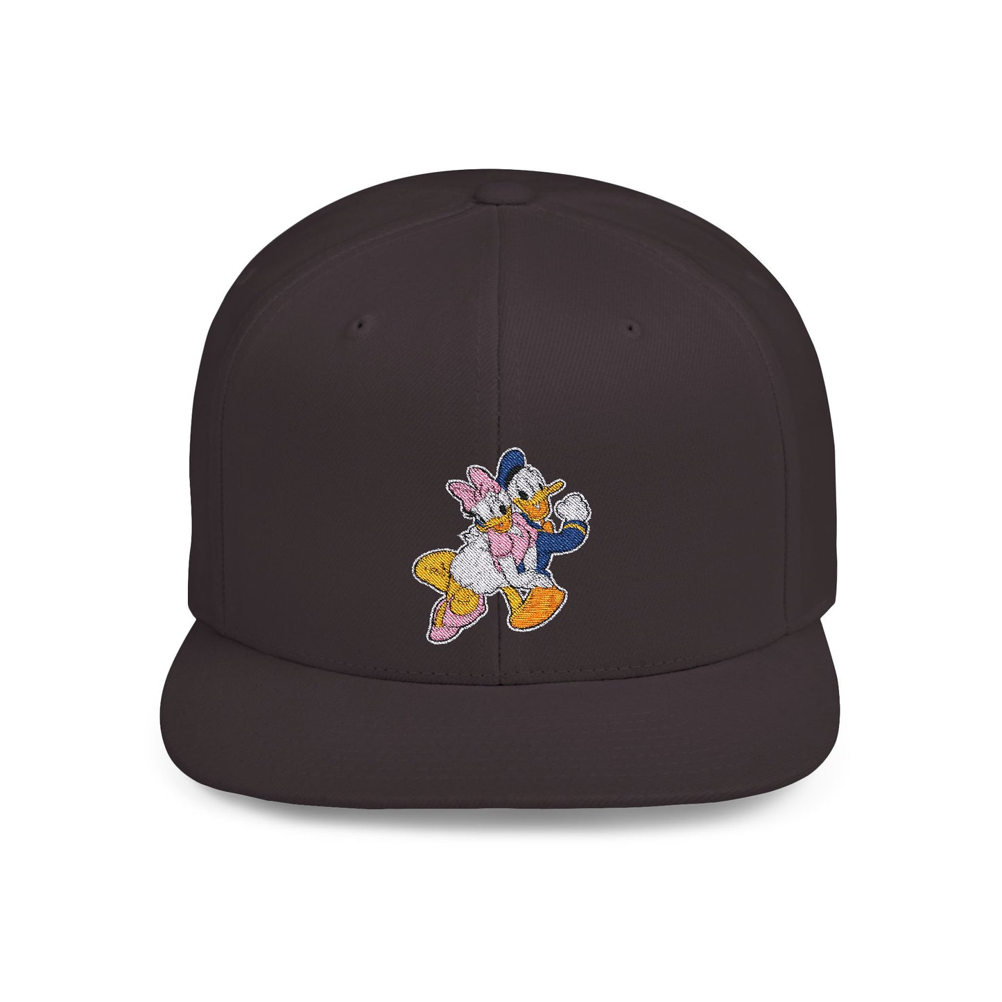 Daisy and Donald Flat Bill Snapback – Lightweight, Custom Fit, Premium Quality