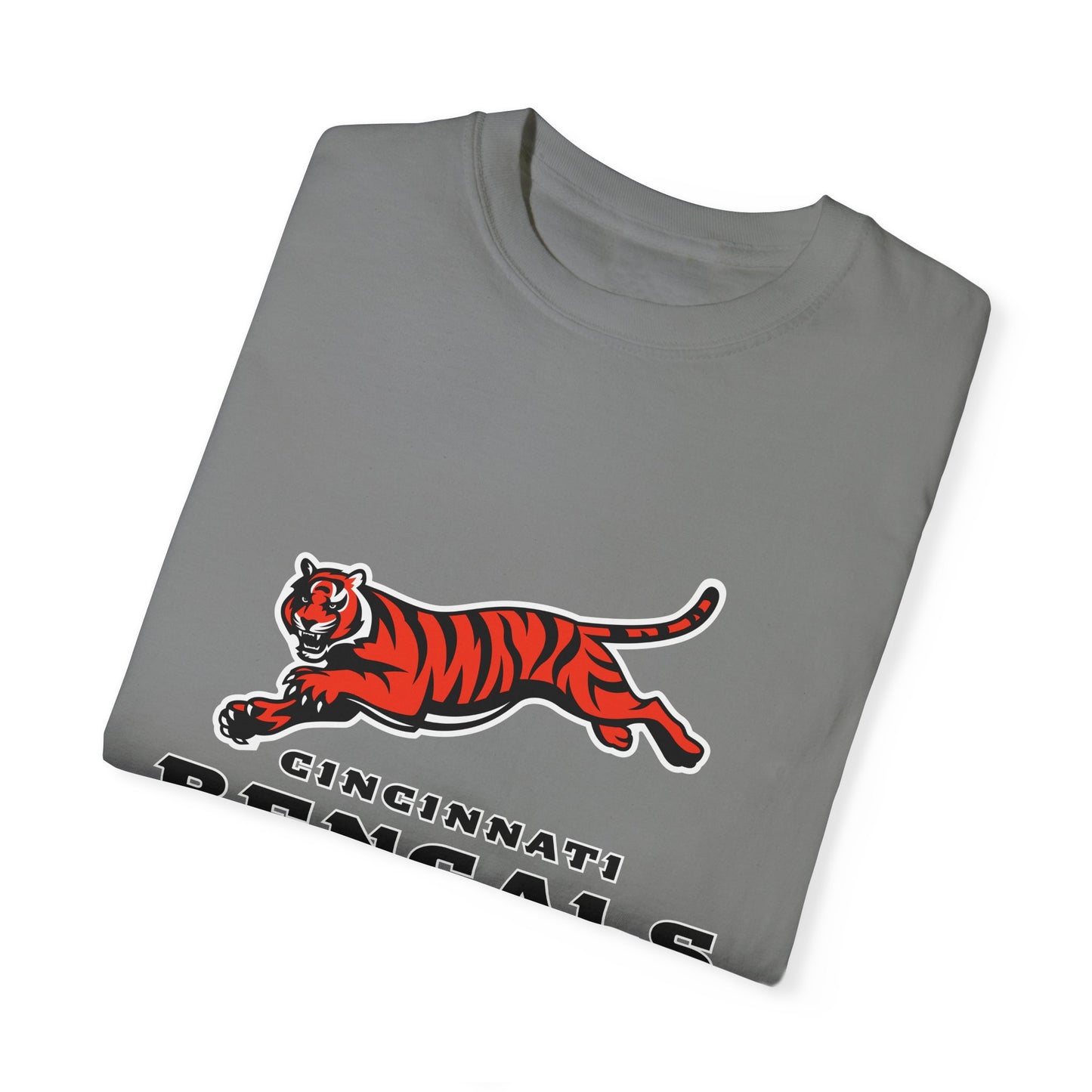 Cincinnati Bengals Clothing Garment-Dyed T-Shirt – Premium Cotton Tee for Customization