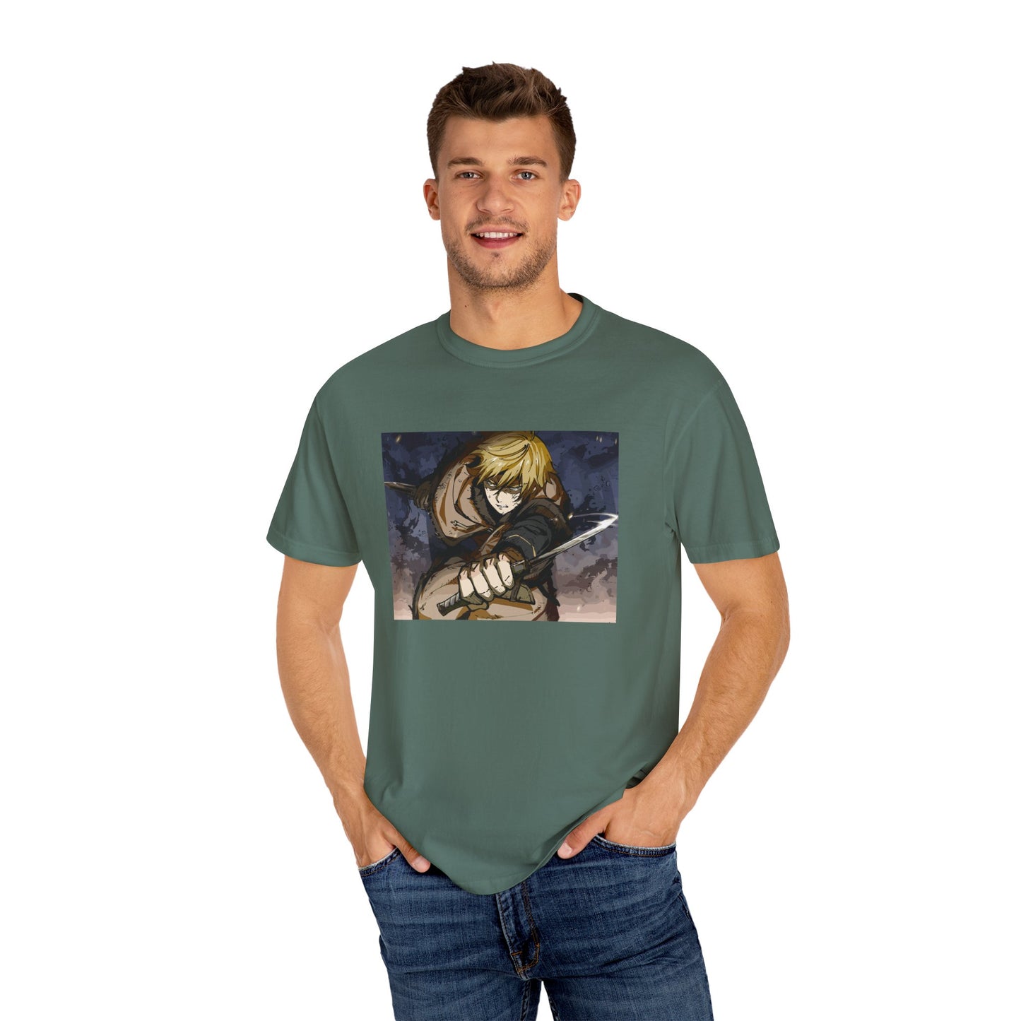 Vinland Saga Thorfinn 5K Garment-Dyed T-Shirt – Premium Cotton Tee