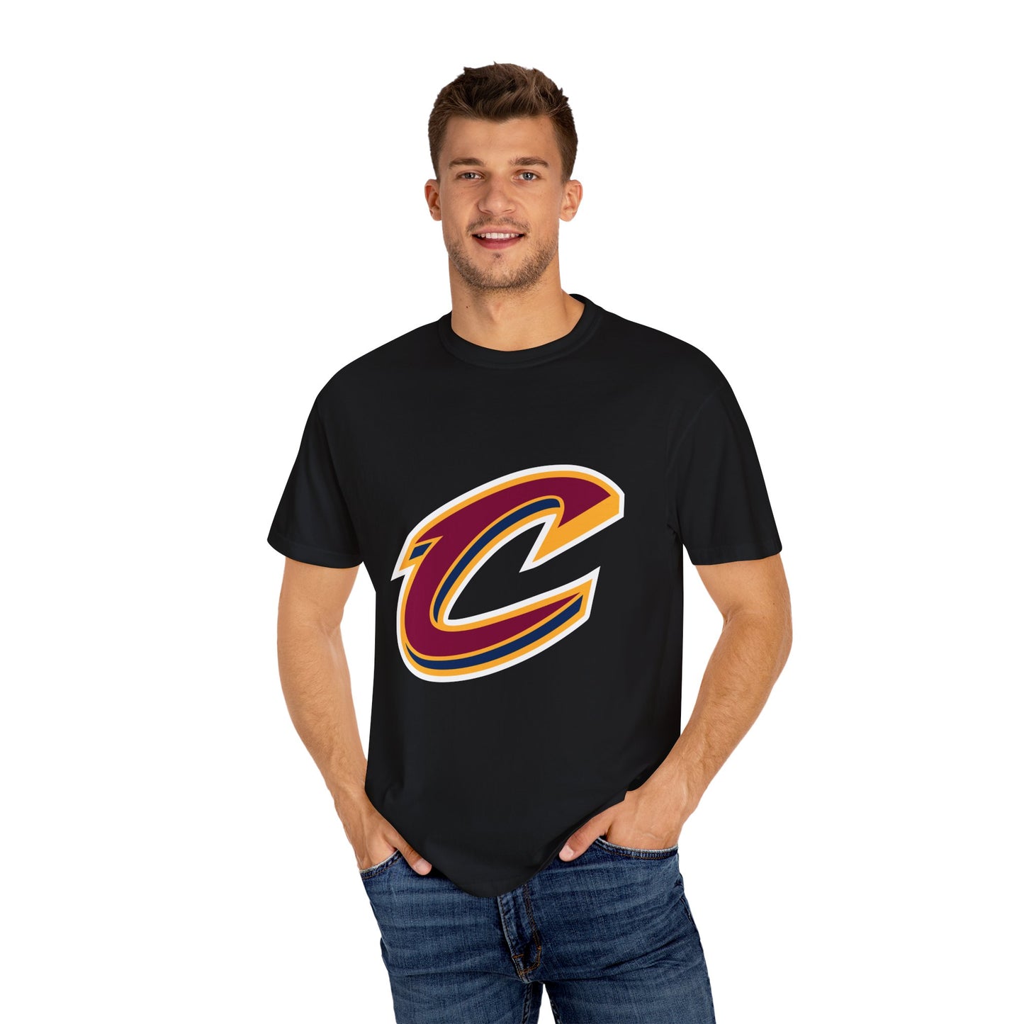 Cleveland Cavaliers NBA Game Time Garment-Dyed T-Shirt – Premium Cotton Tee for Customization