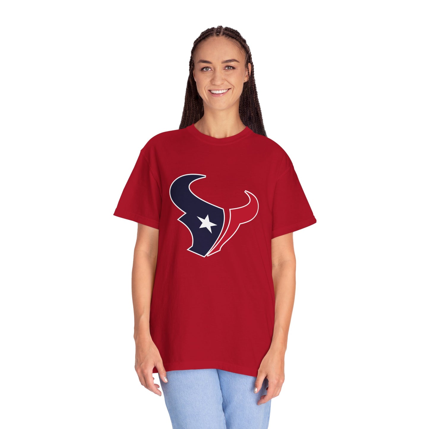 Houston Texans Gear Garment-Dyed T-Shirt – Premium Cotton Tee for Customization