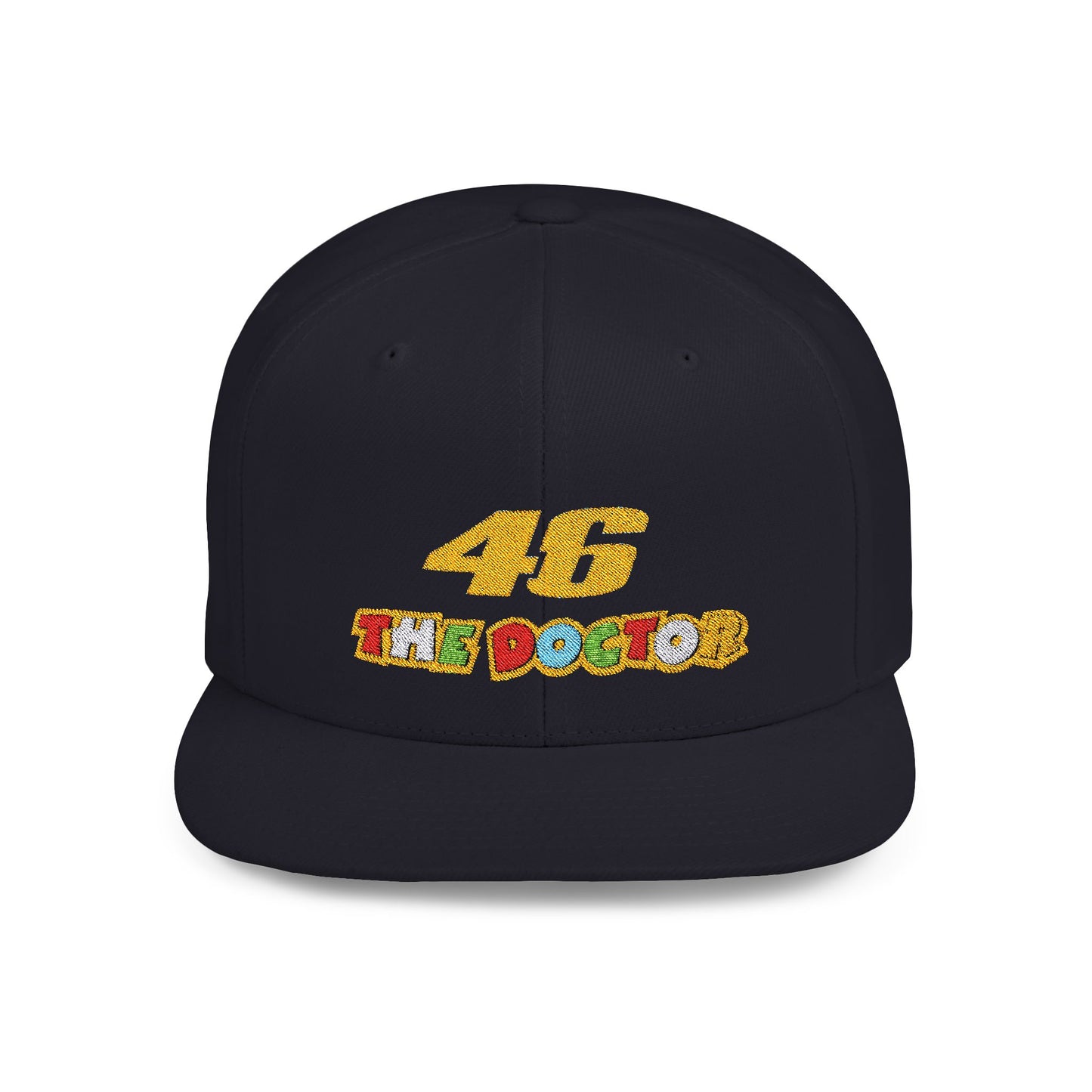 46 The Doctor Flat Bill Snapback – Lightweight, Custom Fit, Premium Quality