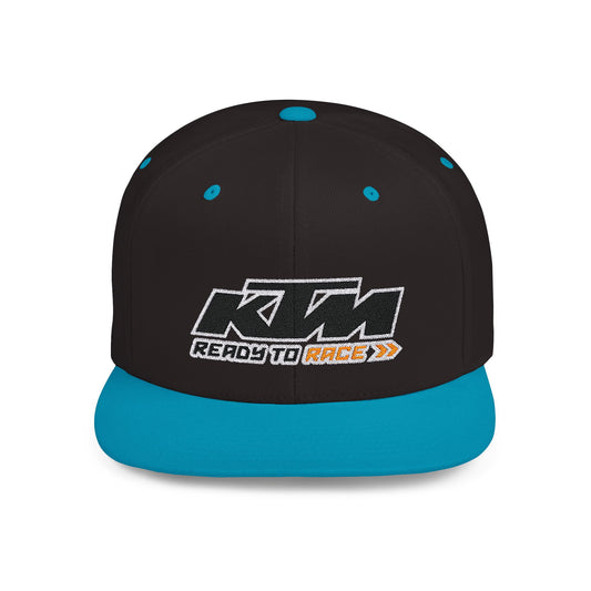 KTM Ready to Race Flat Bill Snapback – Lightweight, Custom Fit, Premium Quality