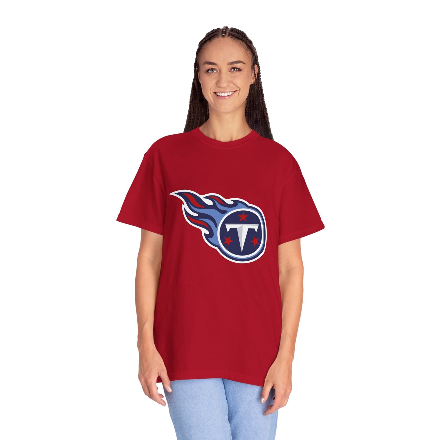 Tennessee Titans Merchandise Garment-Dyed T-Shirt – Premium Cotton Tee for Customization