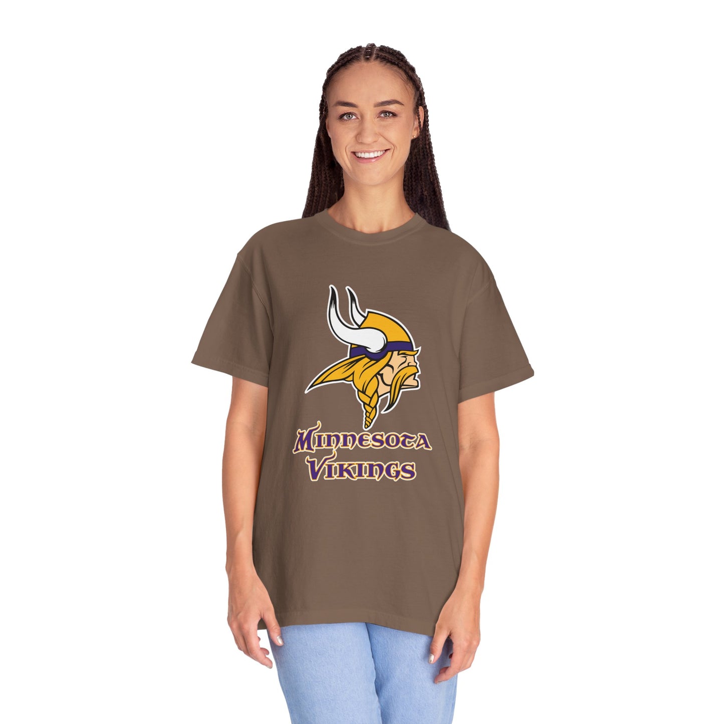 Minnesota Vikings Merchandise Garment-Dyed T-Shirt – Premium Cotton Tee for Customization