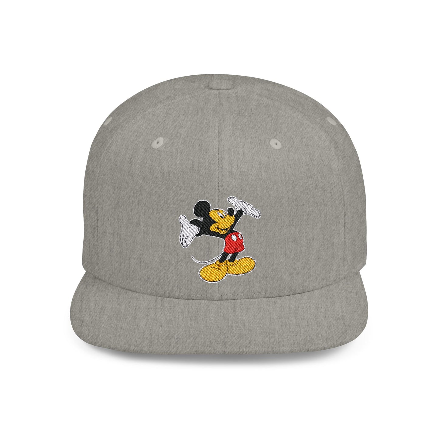 Mickey Mouse Disney Holiday Flat Bill Snapback – Lightweight, Custom Fit, Premium Quality