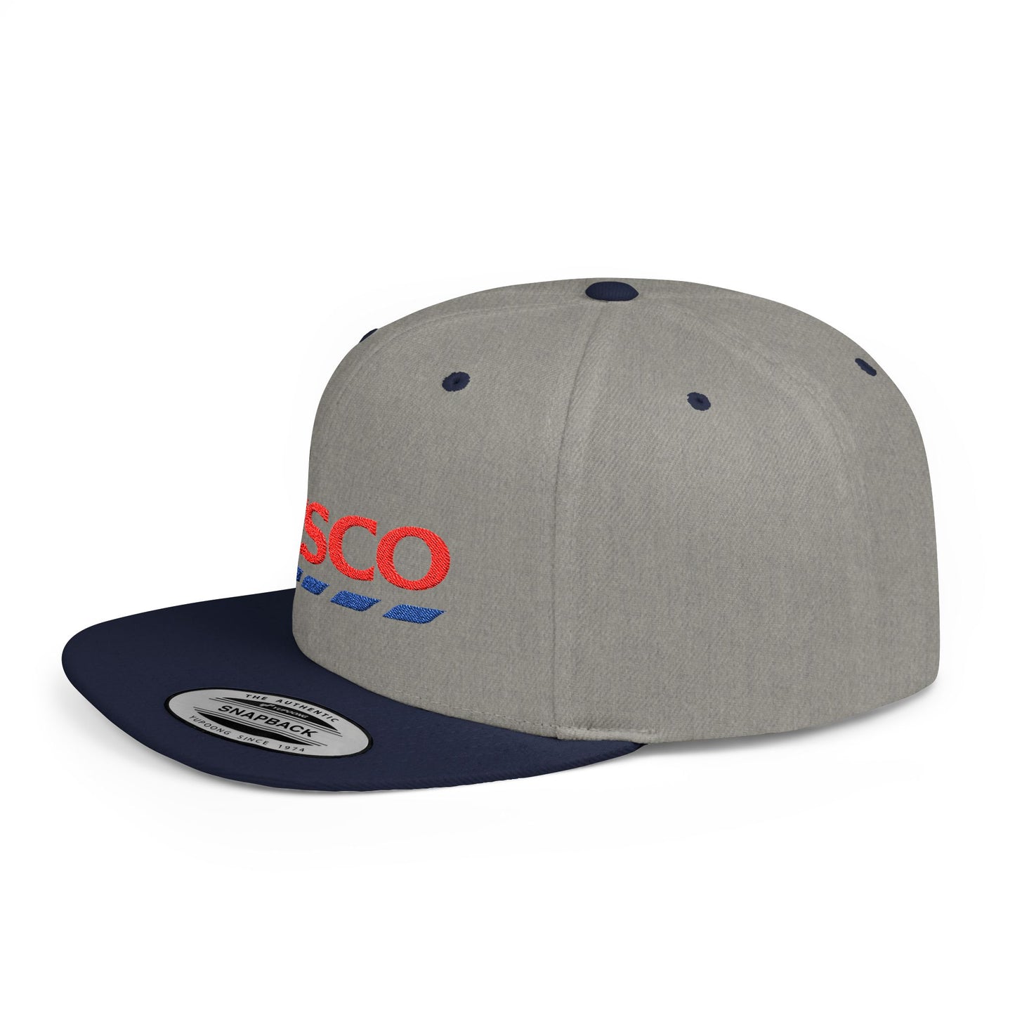 Tesco Flat Bill Snapback – Lightweight, Custom Fit, Premium Quality