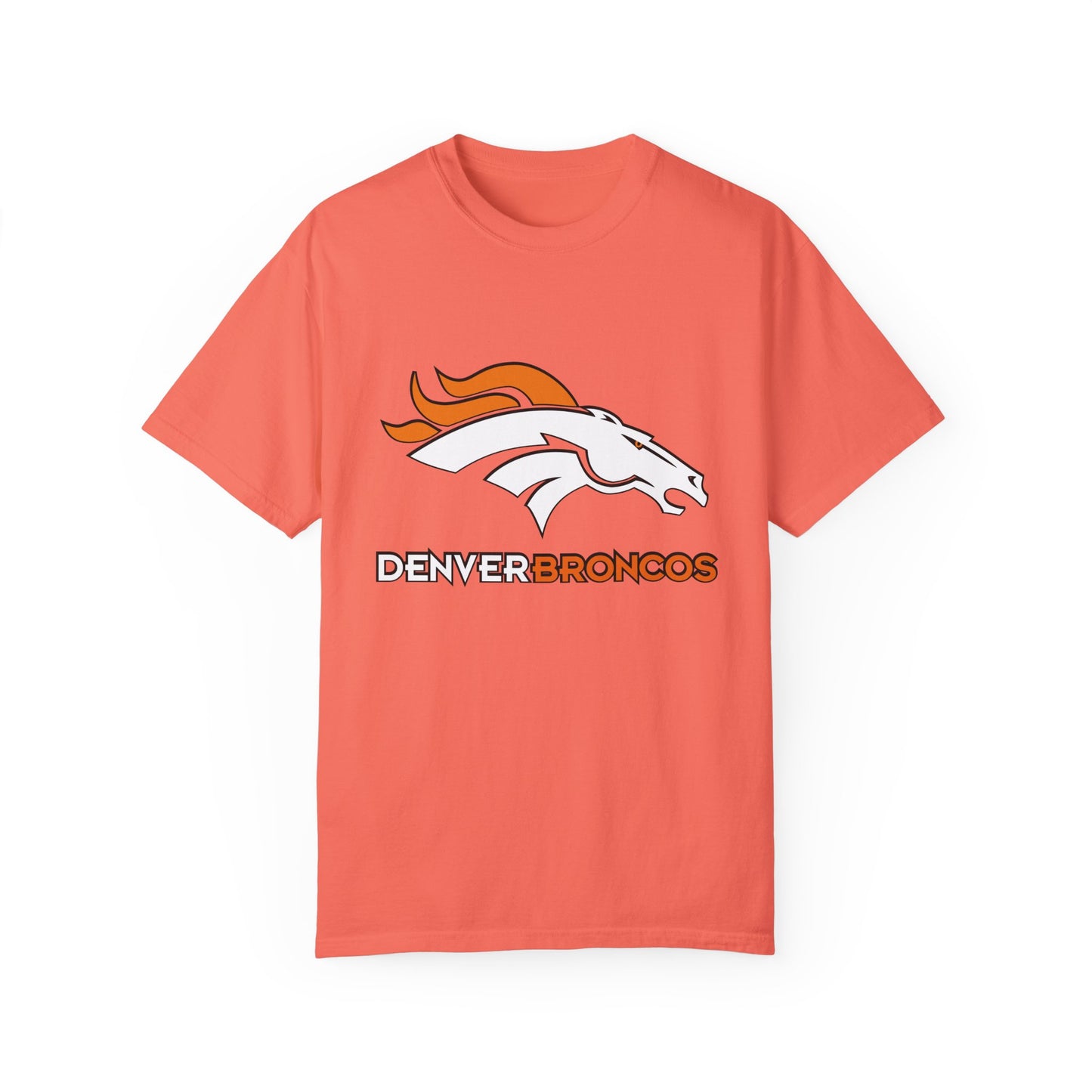 Denver Broncos Gear Garment-Dyed T-Shirt – Premium Cotton Tee for Customization