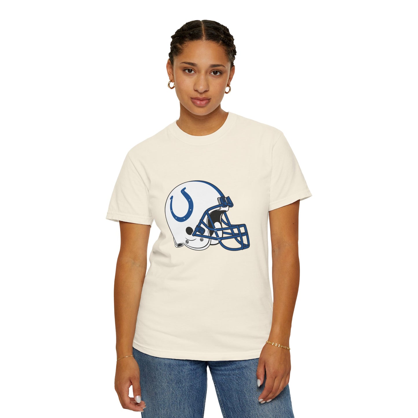 Indianapolis Colts Merchandise Garment-Dyed T-Shirt – Premium Cotton Tee for Customization