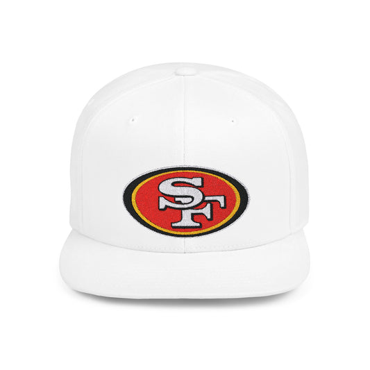 San Francisco 49ers Bay Area Pride  Flat Bill Snapback – Lightweight, Custom Fit, Premium Quality