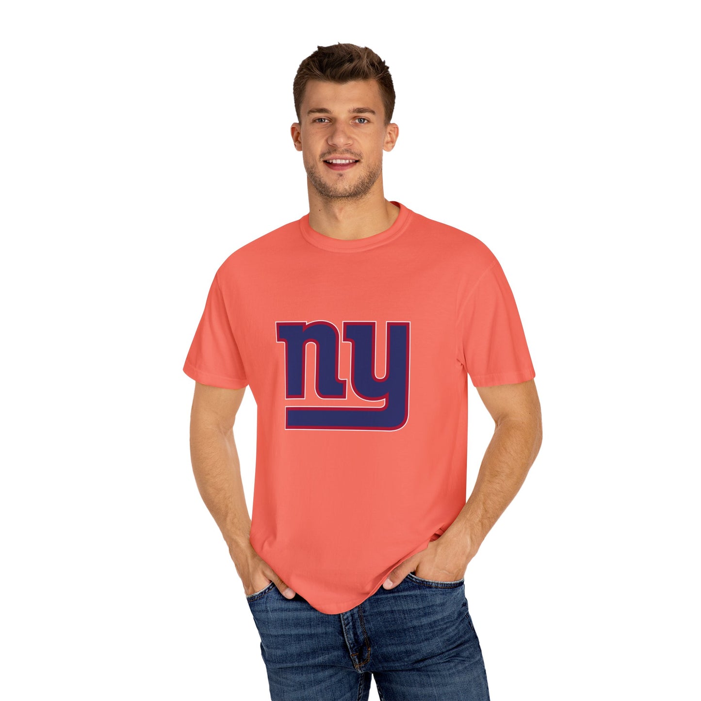 New York Giants Nation Garment-Dyed T-Shirt – Premium Cotton Tee for Customization