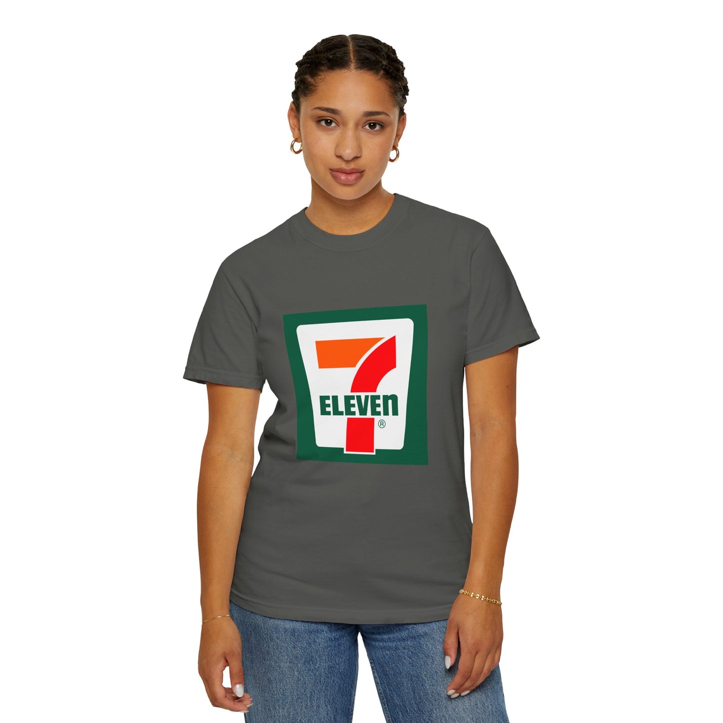 7 Eleven Garment-Dyed T-Shirt – Premium Cotton Tee for Customization