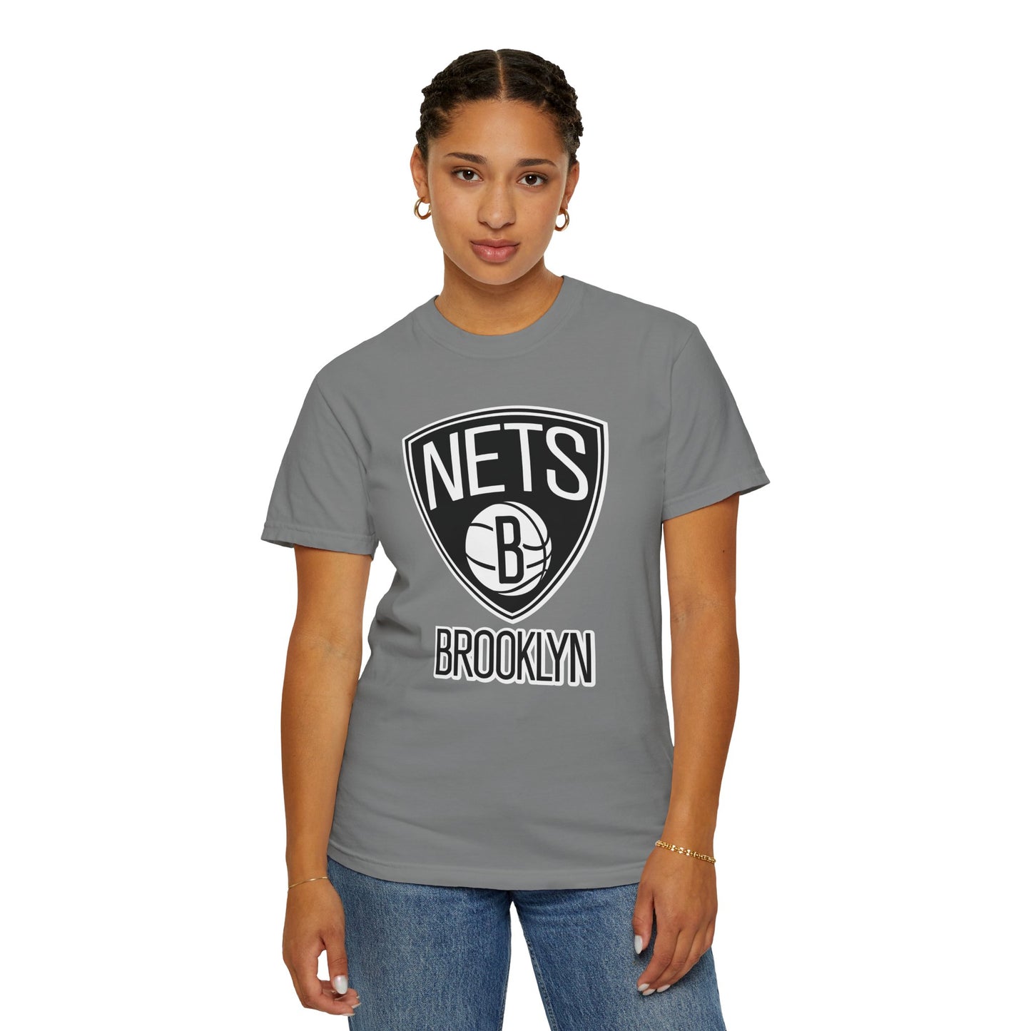 Brooklyn Nets Built Different Garment-Dyed T-Shirt – Premium Cotton Tee for Customization