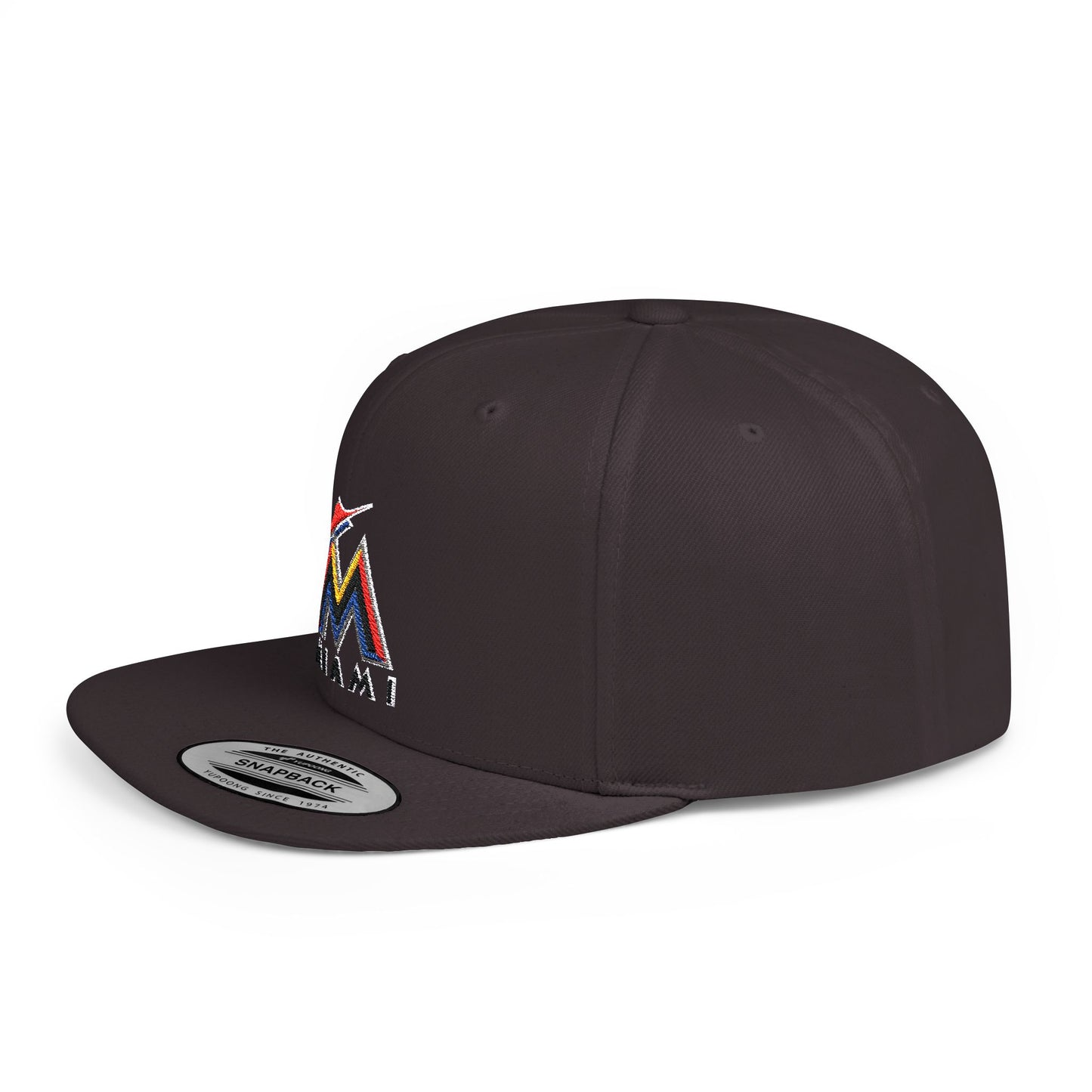 Miami Marlins Strong Flat Bill Snapback – Lightweight, Custom Fit, Premium Quality