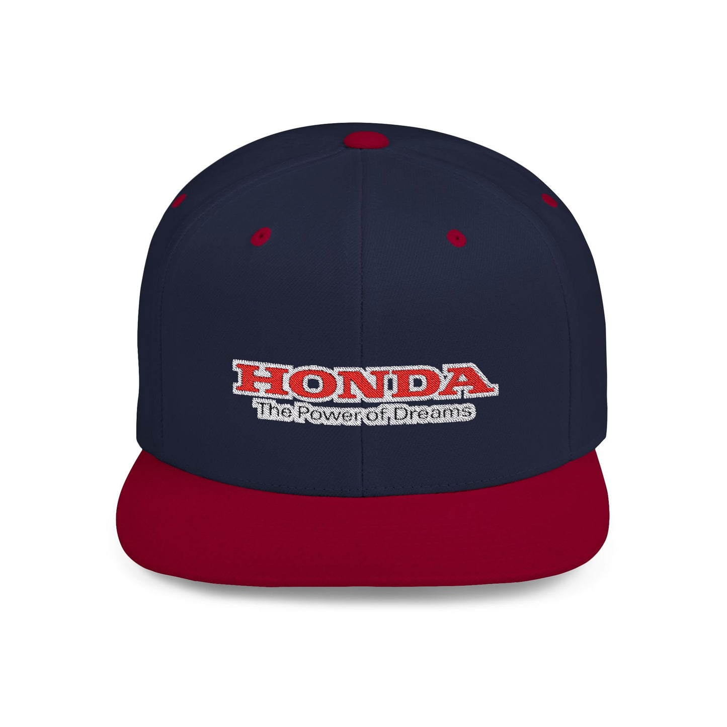 Honda Power of Dreams Flat Bill Snapback – Lightweight, Custom Fit, Premium Quality