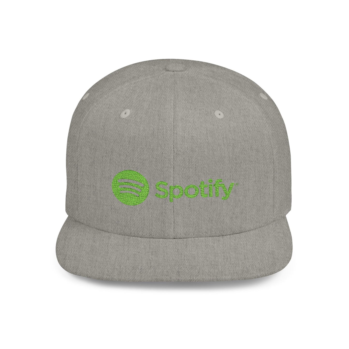 Spotify Flat Bill Snapback – Lightweight, Custom Fit, Premium Quality