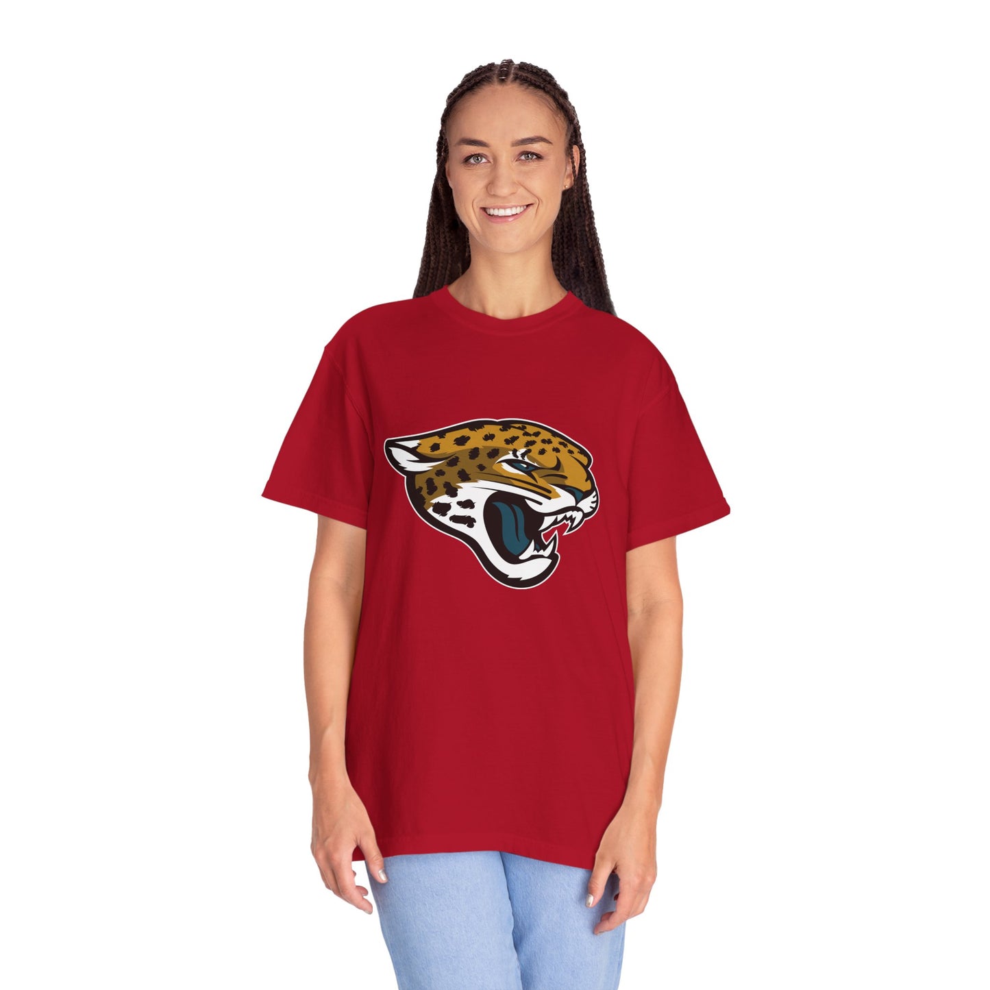 Jacksonville Jaguars Team Merch Garment-Dyed T-Shirt – Premium Cotton Tee for Customization