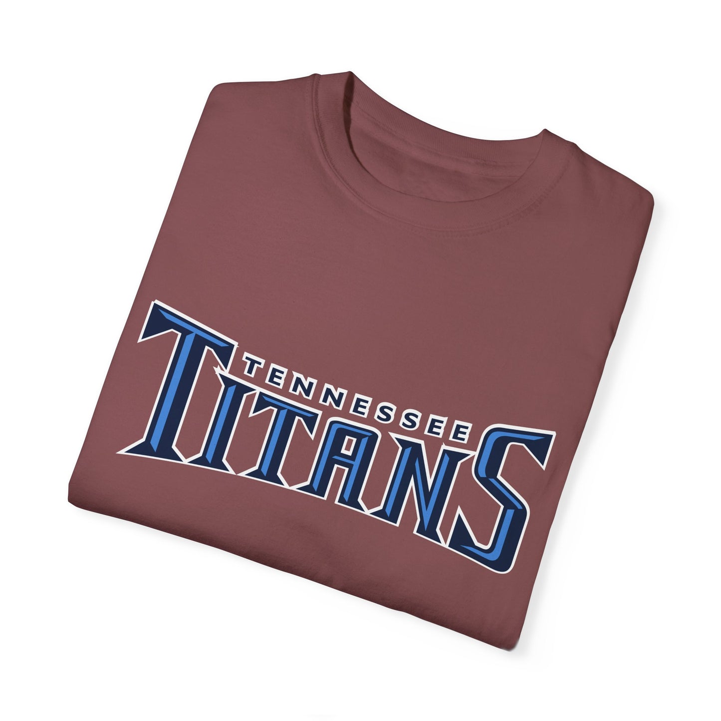 Tennessee Titans Team Merch Garment-Dyed T-Shirt – Premium Cotton Tee for Customization